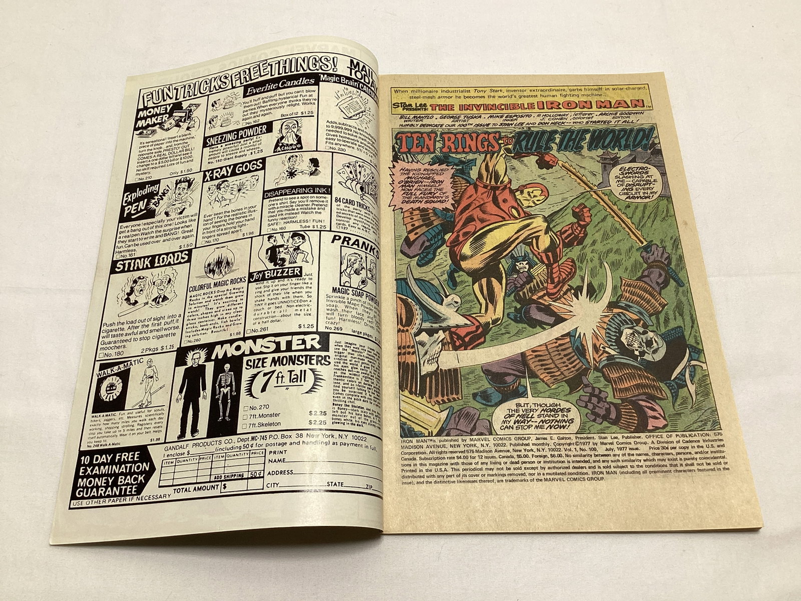 Iron Man 100 Marvel Comic Book - 6