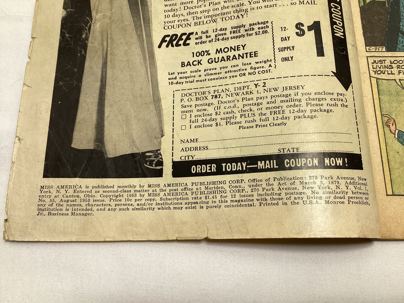 Miss America 55 Atlas Patsy Walker Comic Book - 7