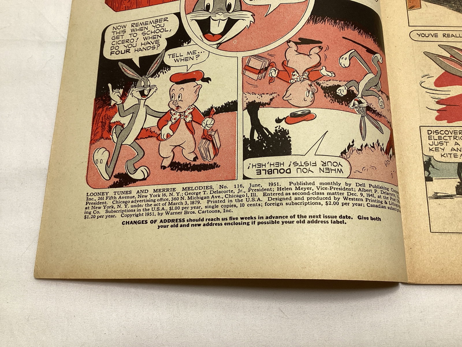 Looney Tunes 116 Dell Comic Book - 7