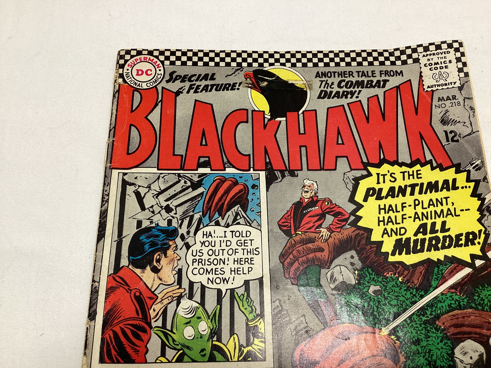 Blackhawk 218 DC Comic Book - 2