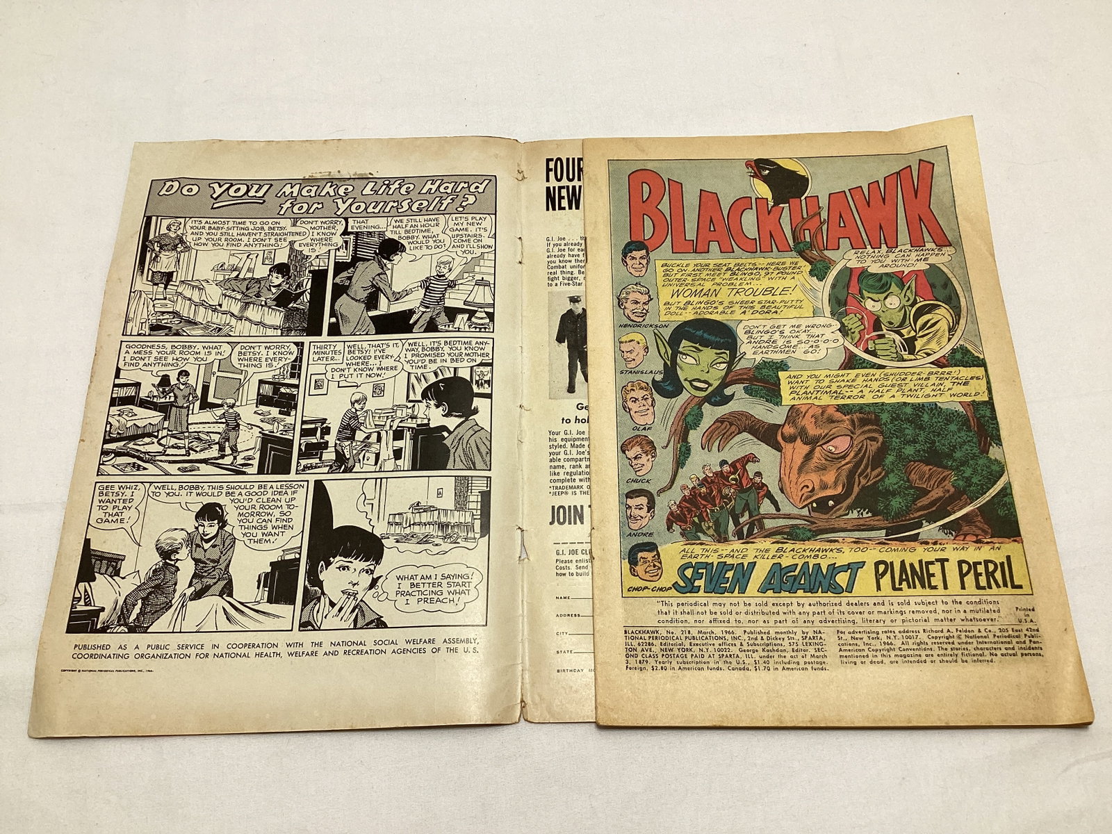 Blackhawk 218 DC Comic Book - 6