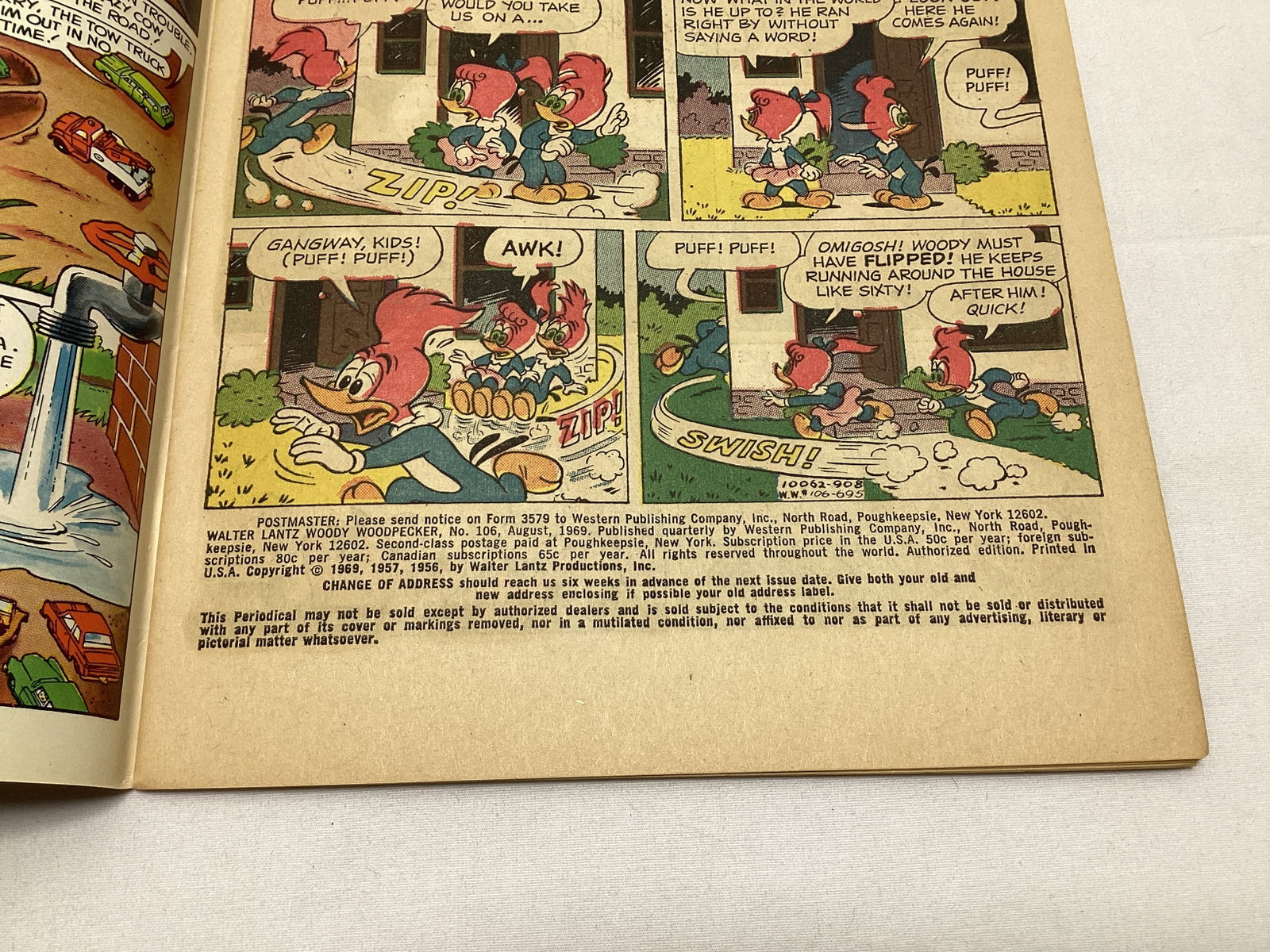 Woody Woodpecker 106 Gold Key Comic Book - 7