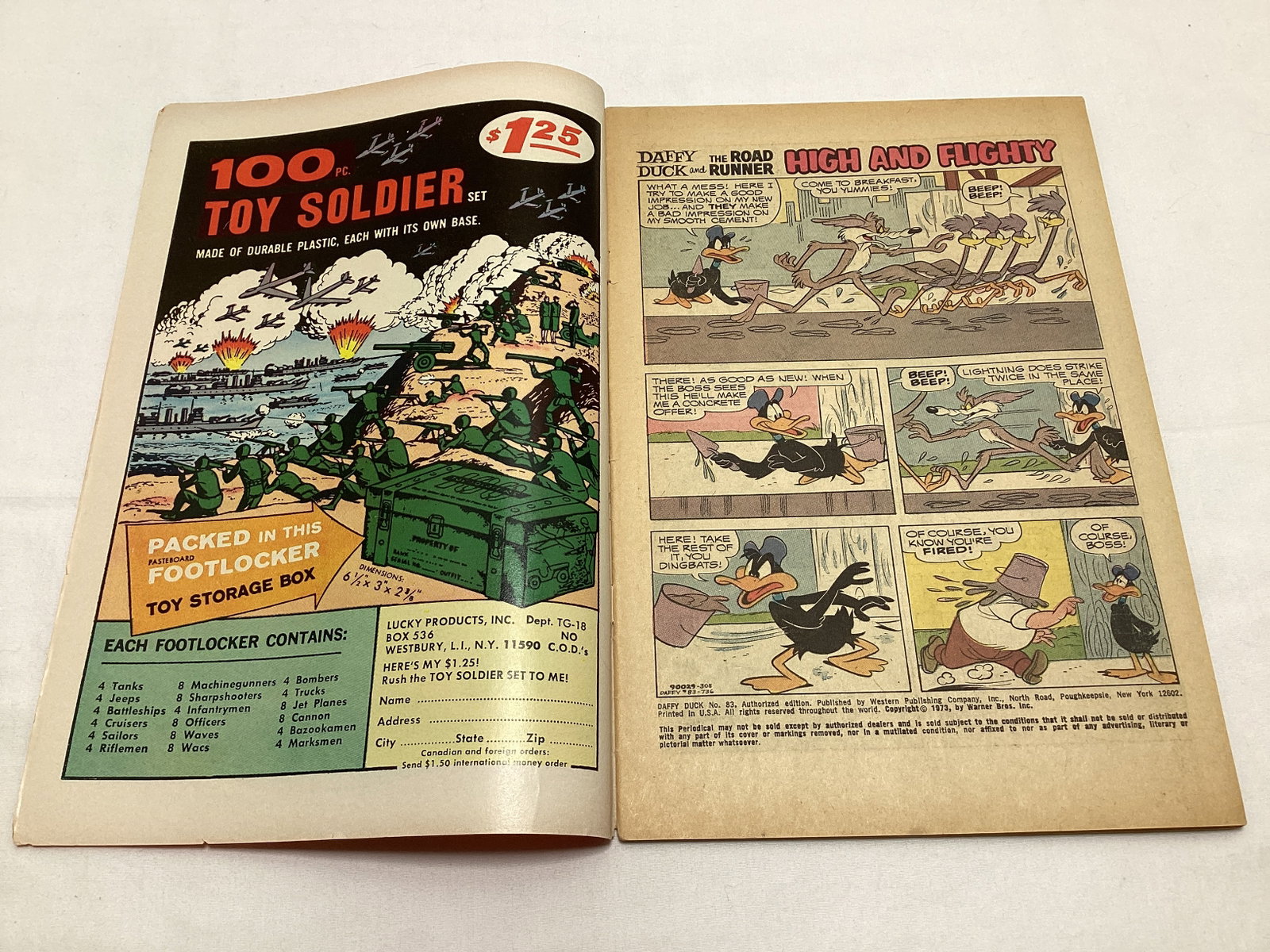 Daffy Duck 83 Whitman Comic Book - 6