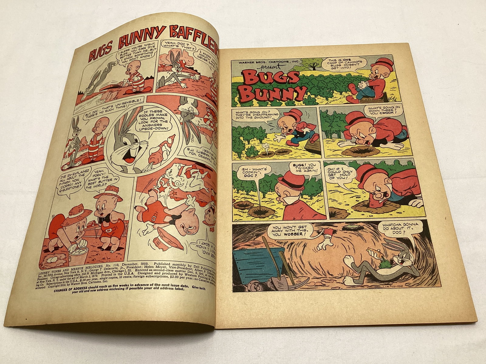 Looney Tunes Merrie Melodies 110 Dell Comic Book - 6