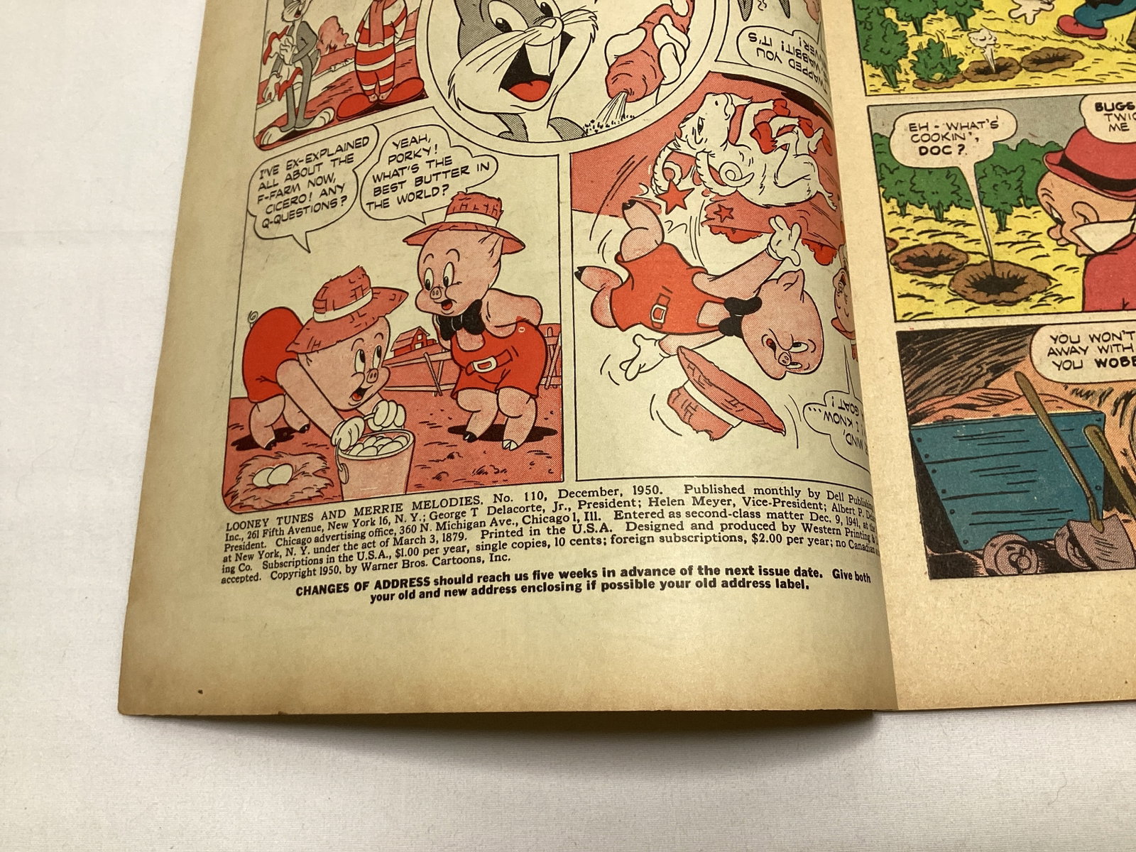 Looney Tunes Merrie Melodies 110 Dell Comic Book - 7