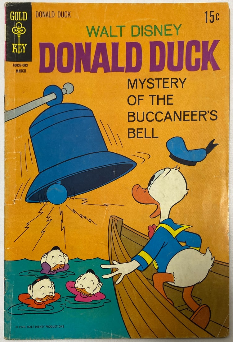 Donald Duck 130 Gold Key Comic Book: 1970, please preview and see all photos for this lot