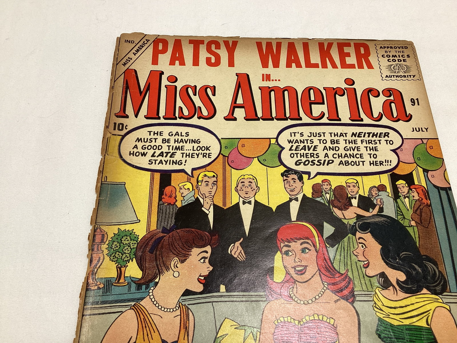 Miss America 91 Atlas Patsy Walker Comic Book - 2