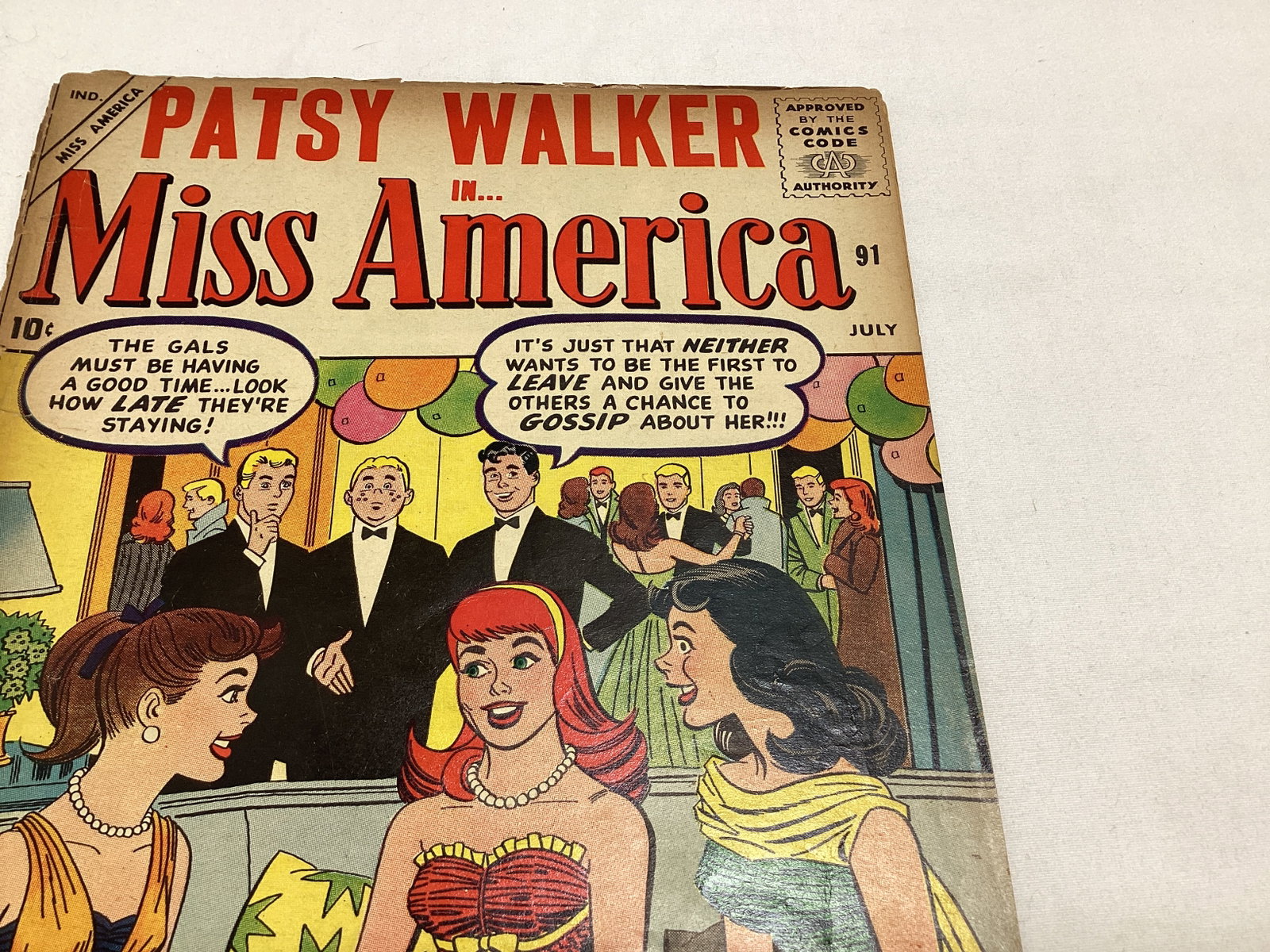 Miss America 91 Atlas Patsy Walker Comic Book - 3