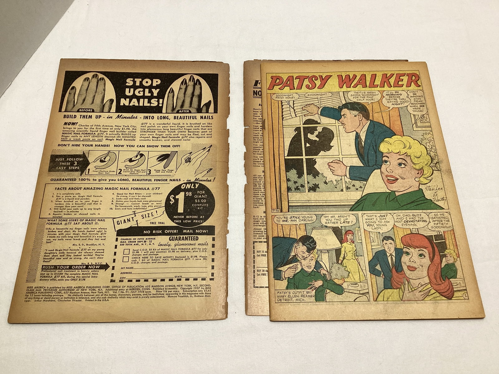 Miss America 91 Atlas Patsy Walker Comic Book - 6