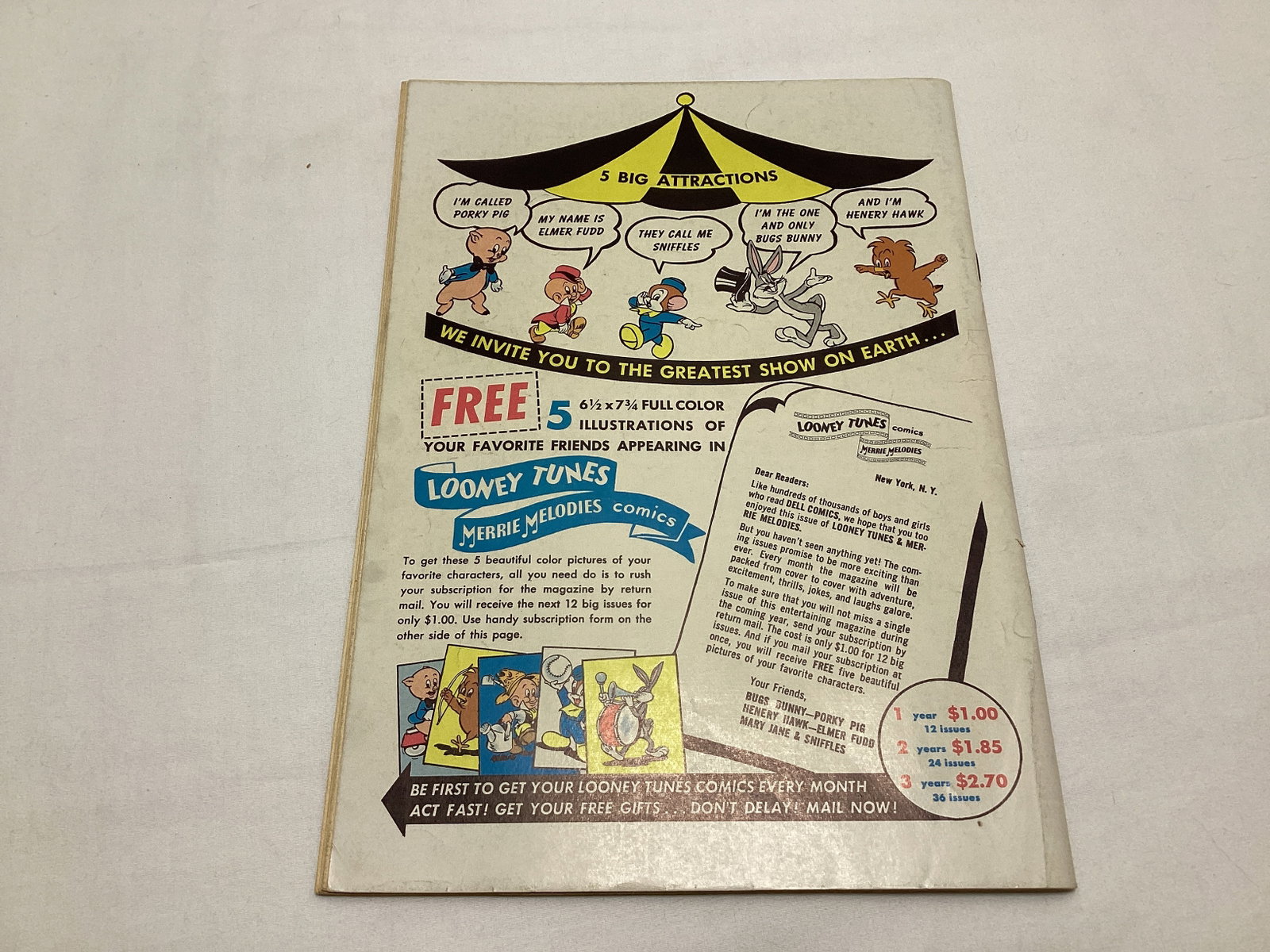 Looney Tunes Merrie Melodies 102 Dell Comic Book - 8