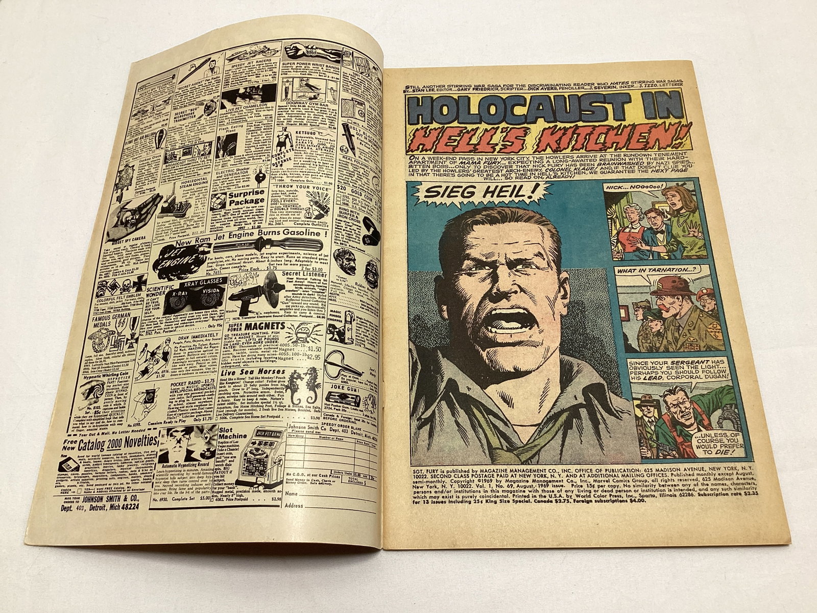 Sgt. Fury and His Howling Commandos 69 Marvel Comic Book - 6
