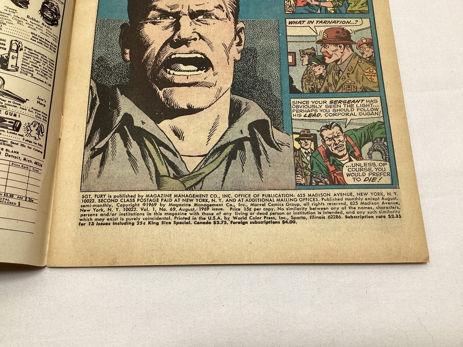 Sgt. Fury and His Howling Commandos 69 Marvel Comic Book - 7
