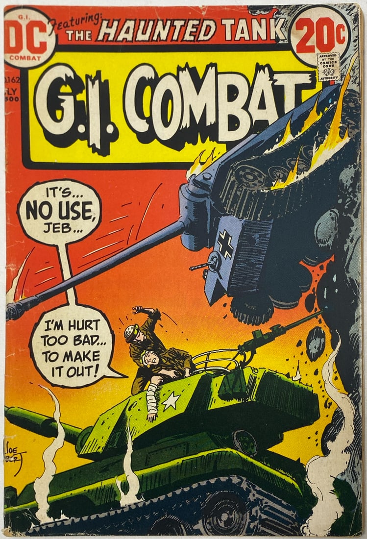 GI Combat 162 DC Comic Book: 1973, please preview and see all photos for this lot