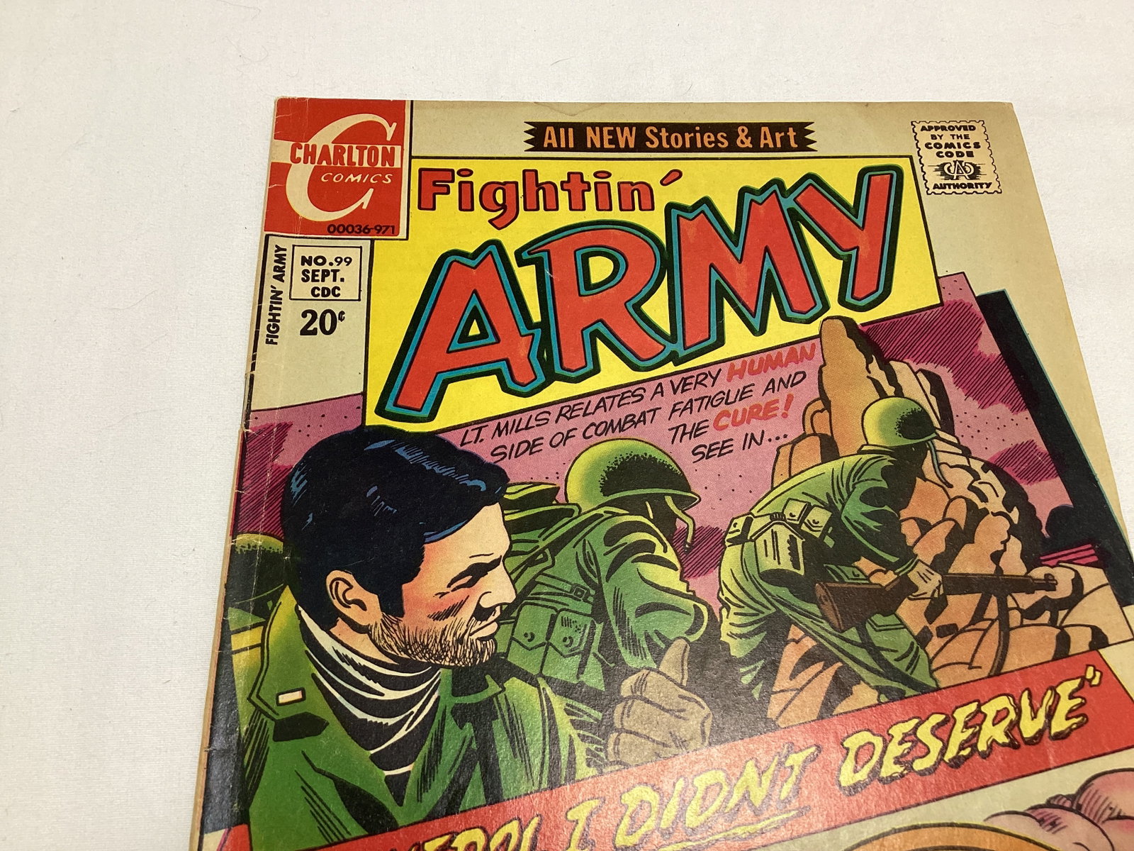 Fightin' Army 99 Charlton Comic Book - 2