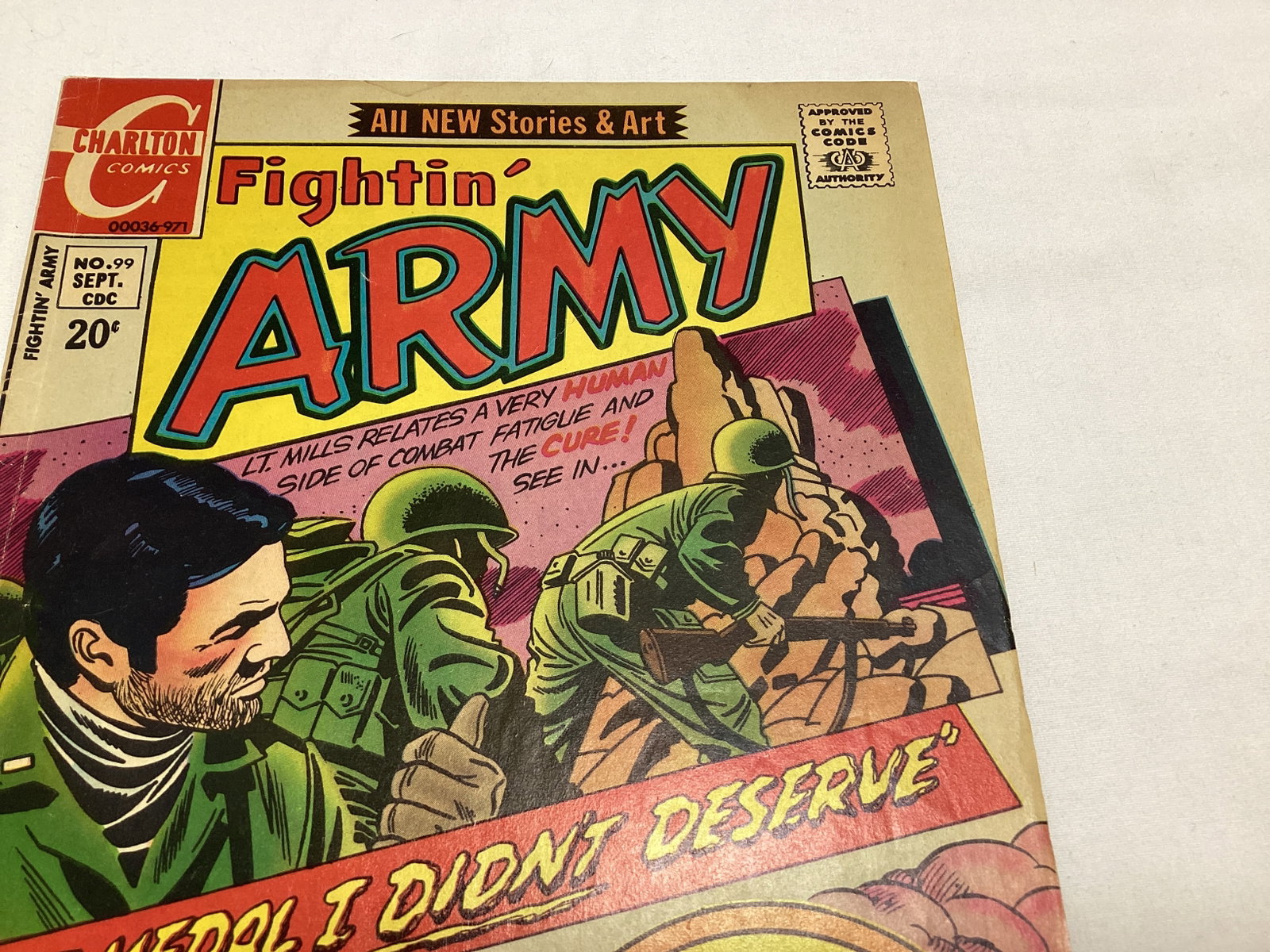 Fightin' Army 99 Charlton Comic Book - 3