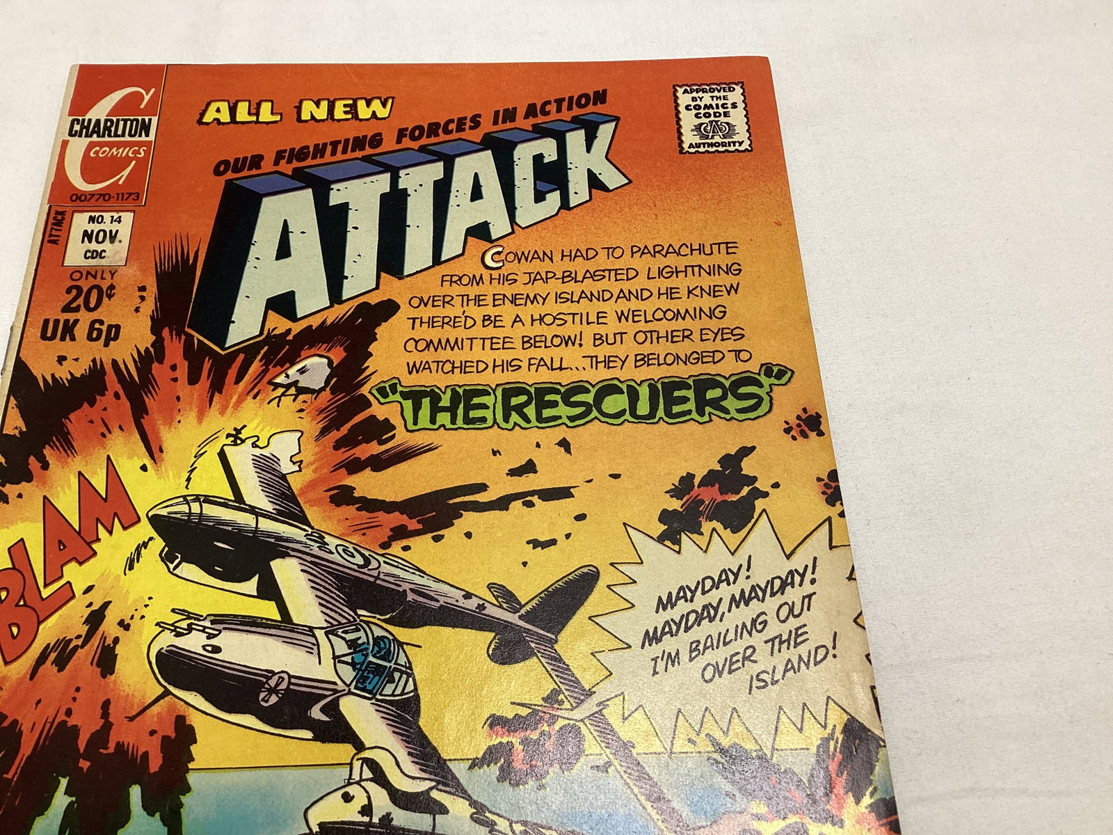 Attack 14 Charlton Comic Book - 3