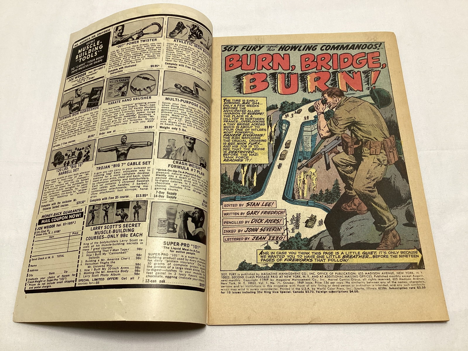 Sgt. Fury and His Howling Commandos 71 Marvel Comic Book - 6