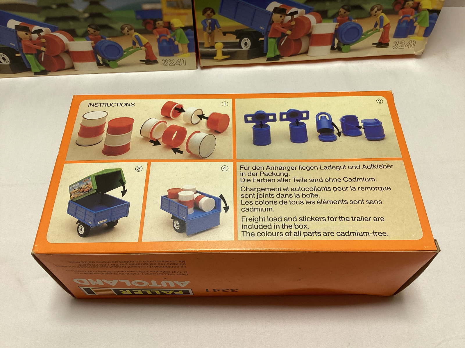 Four Faller Autoland 3241 Barrel Trailer Playsets - 3