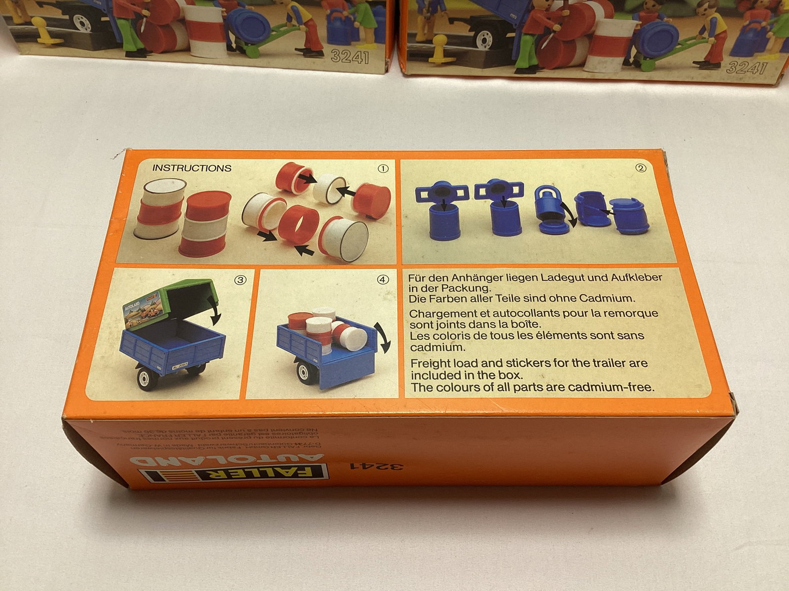 Four Faller Autoland 3241 Barrel Trailer Playsets - 3