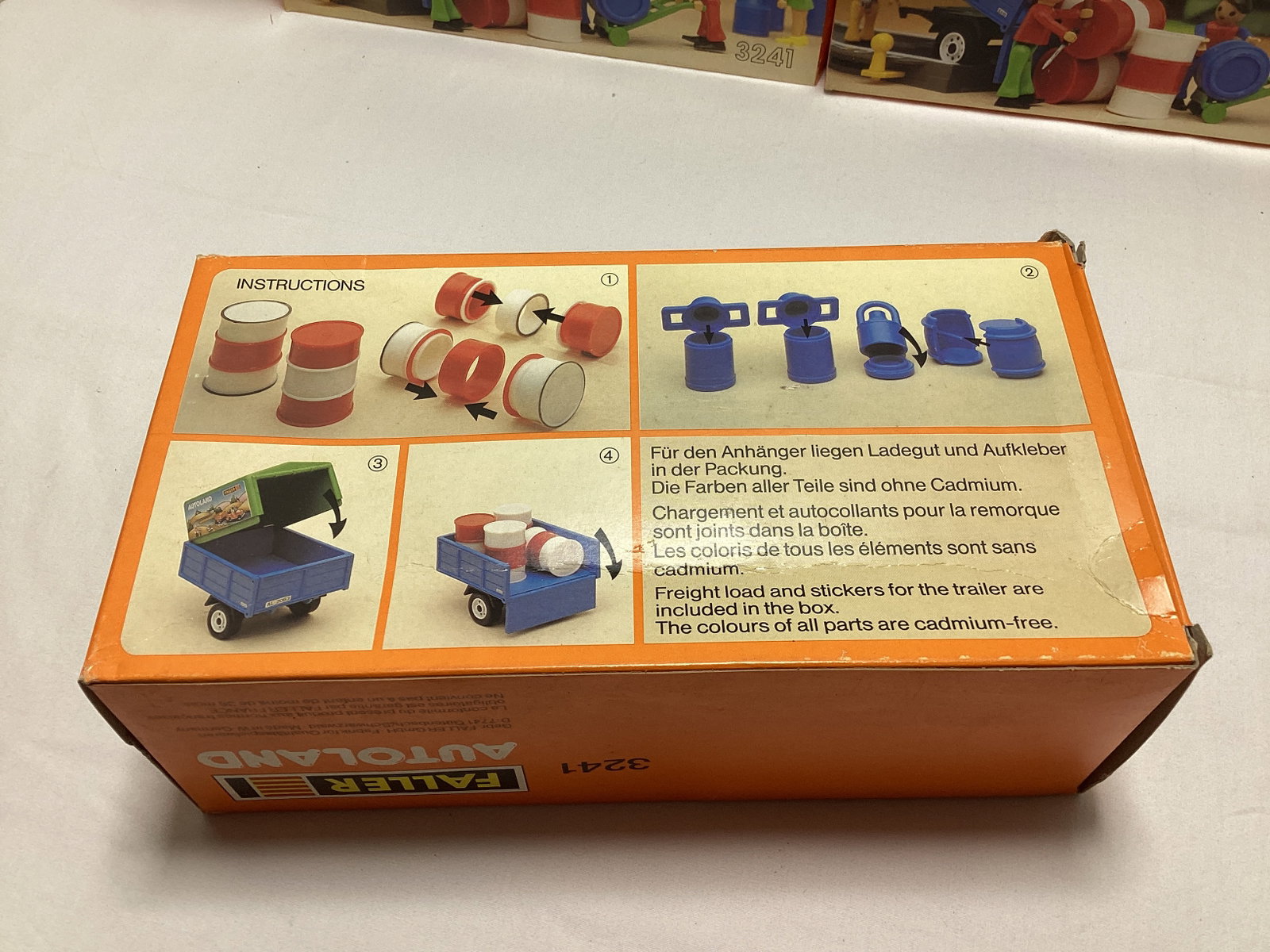 Four Faller Autoland 3241 Barrel Trailer Playsets - 3
