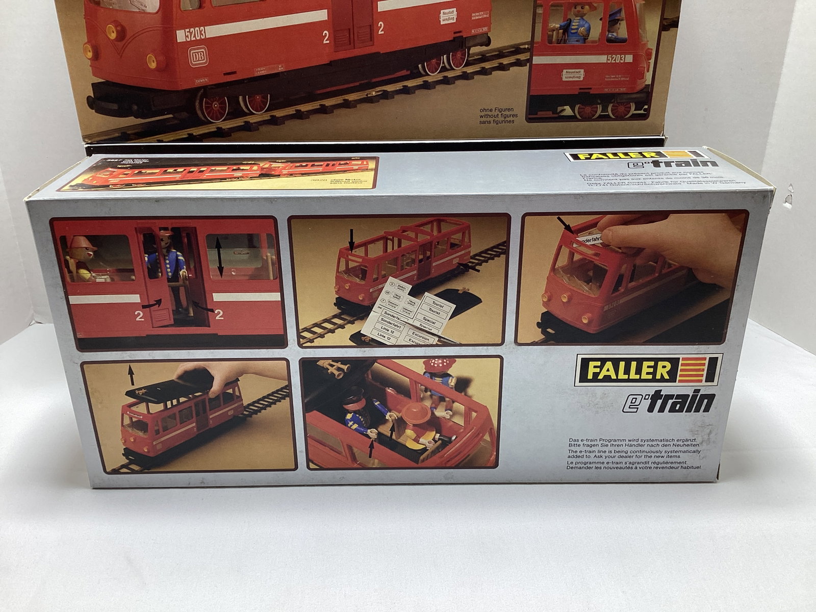Three Faller E-Train 3827 Schienenbus Railbuses - 3