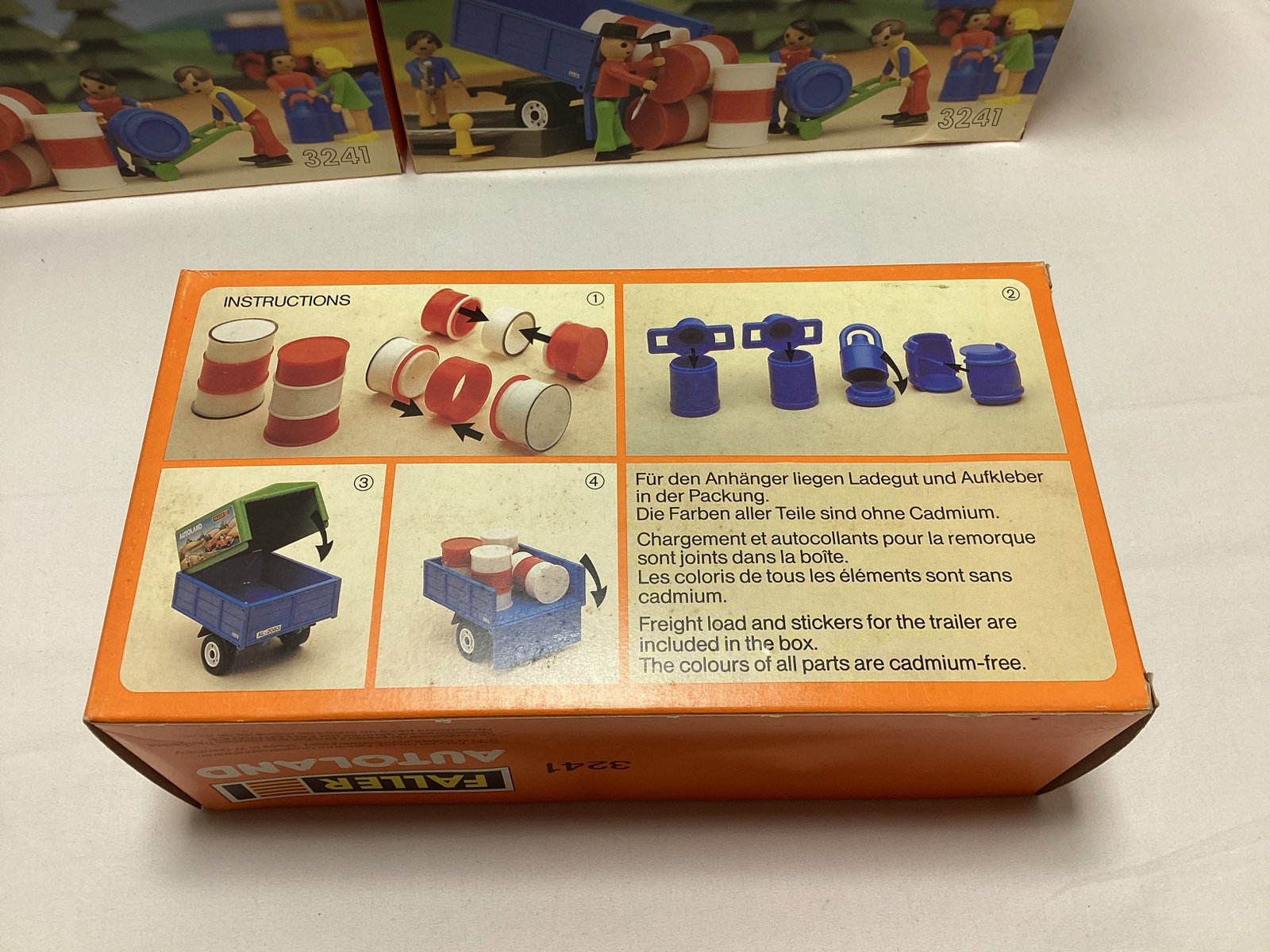 Four Faller Autoland 3241 Barrel Trailer Playsets - 3