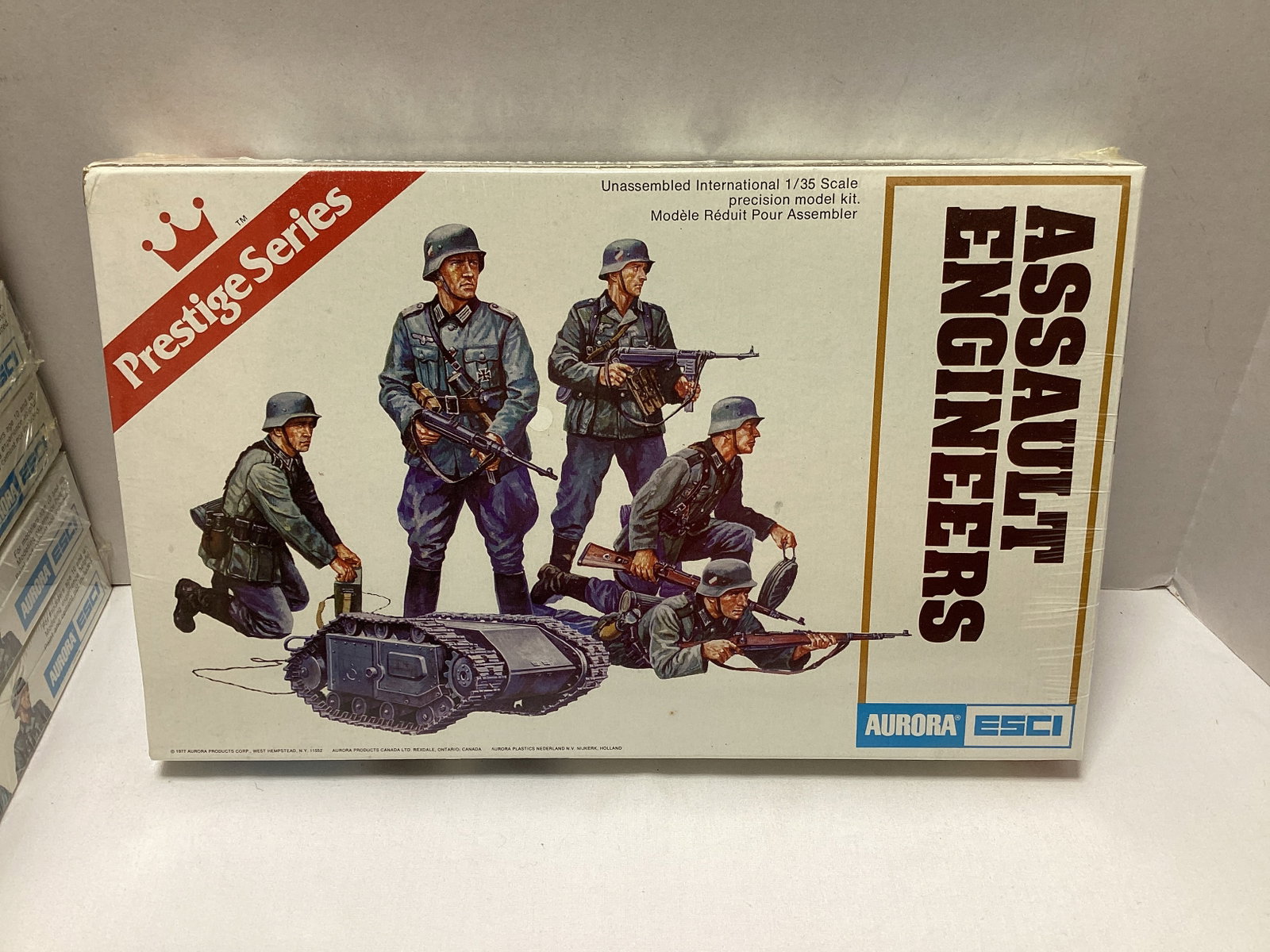 Nine Aurora ESCI Prestige Series Sealed Assault Engineers 6303 Model Kits - 5