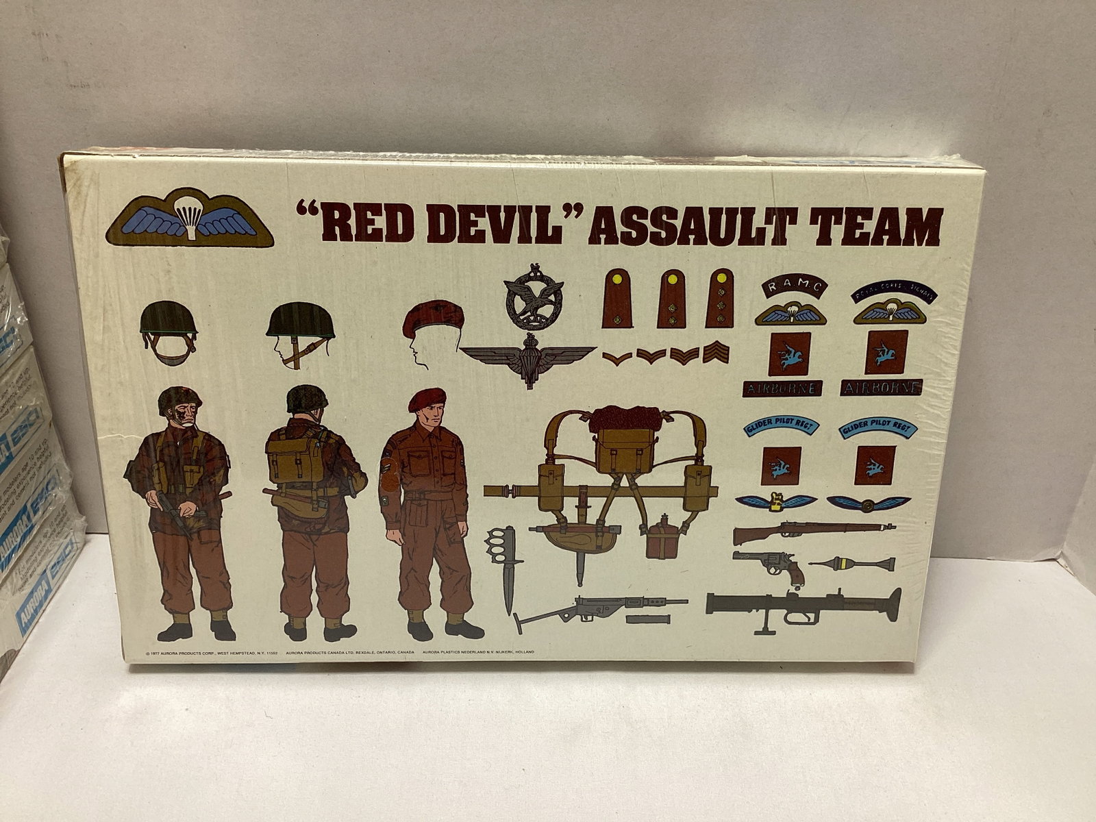 Nine Aurora ESCI Prestige Series Sealed Red Devil Assault Team 6302 Model Kits - 5