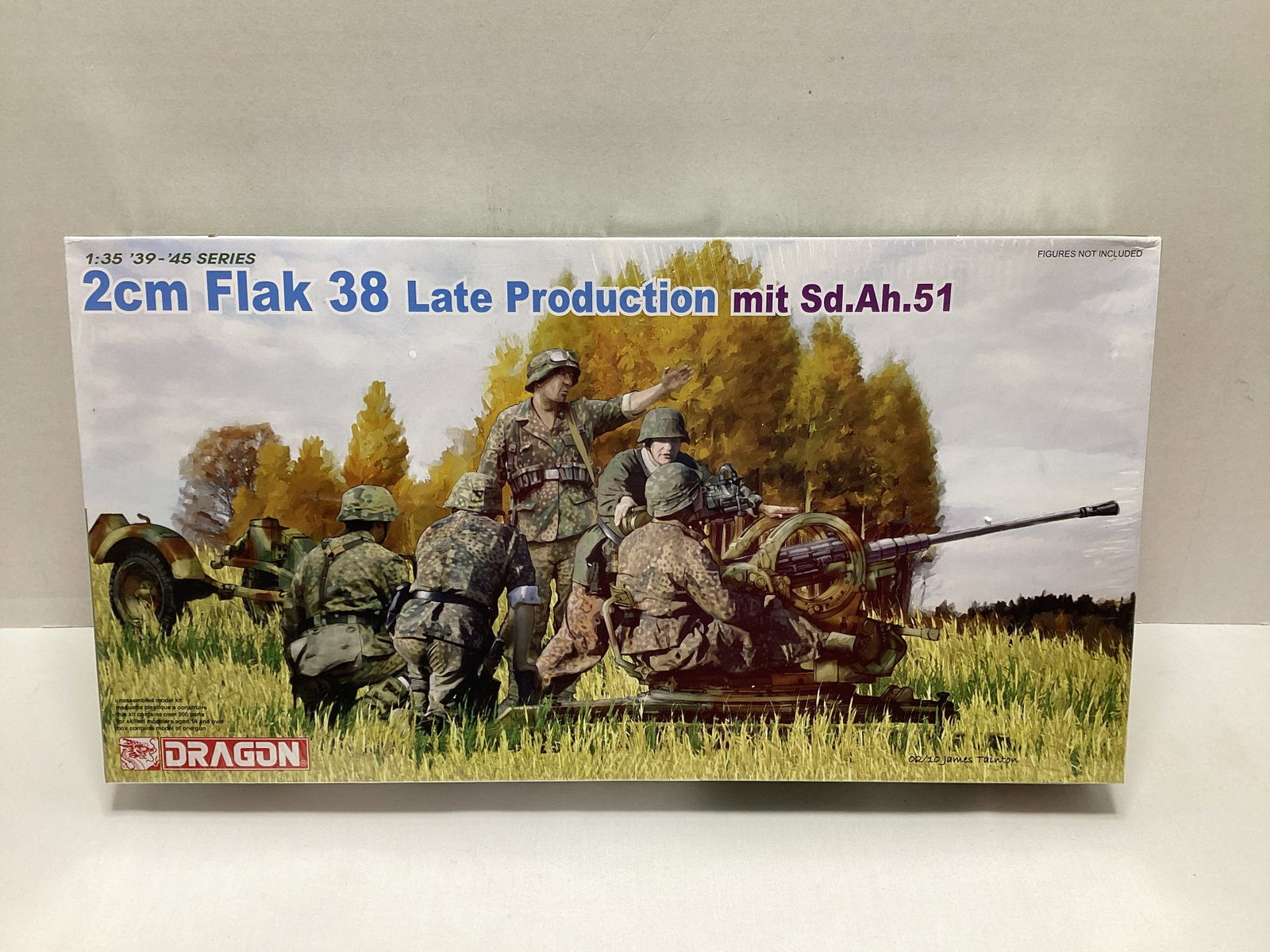Dragon Models 2 cm Flak 38 Late Production Sealed 1:35 Scale Military Model Kit: .