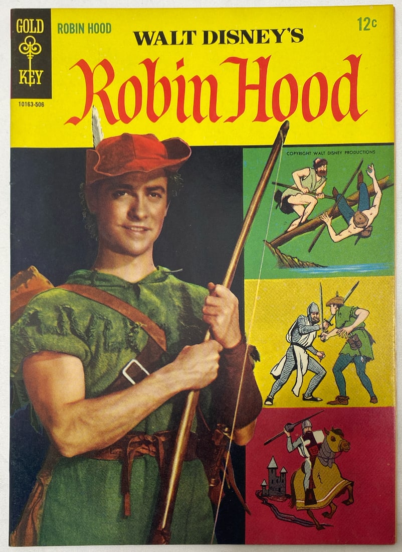 Walt Disney's Robin Hood Gold Key Comic Book: 1952, please preview and see all photos for this lot