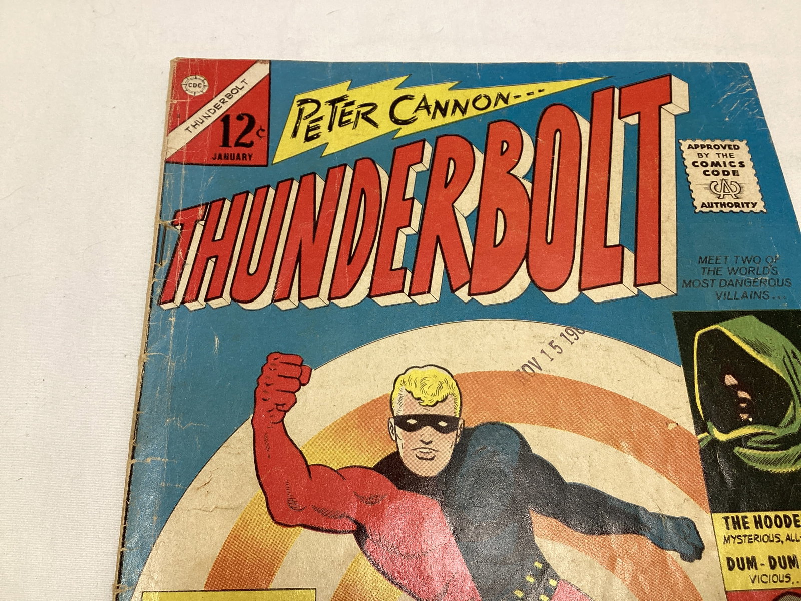 Peter Cannon Thunderbolt 1 Charlton Comic Book - 2