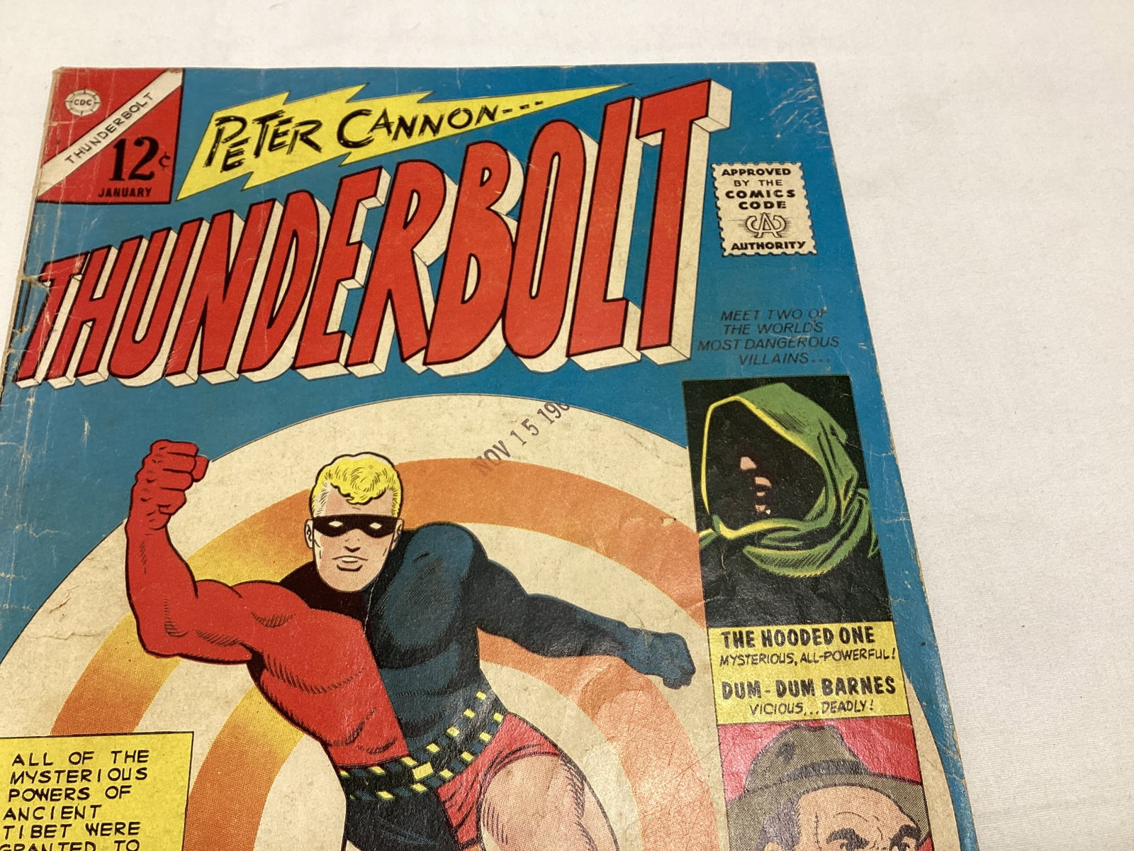 Peter Cannon Thunderbolt 1 Charlton Comic Book - 3