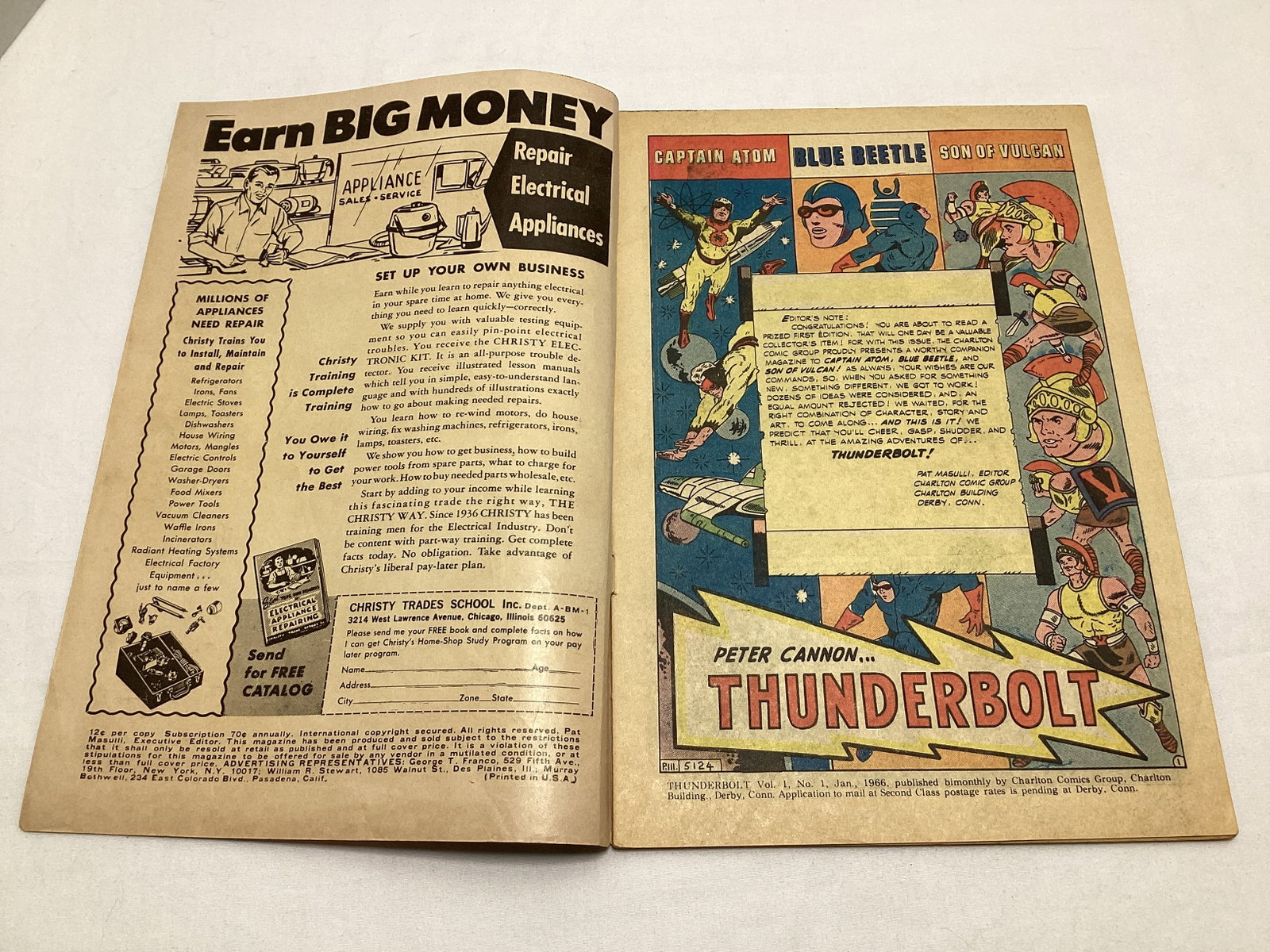 Peter Cannon Thunderbolt 1 Charlton Comic Book - 6