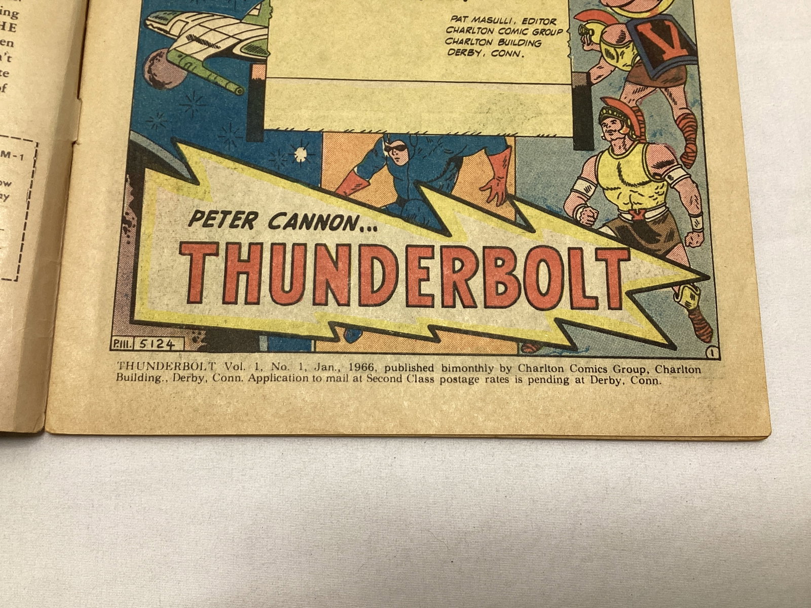 Peter Cannon Thunderbolt 1 Charlton Comic Book - 7