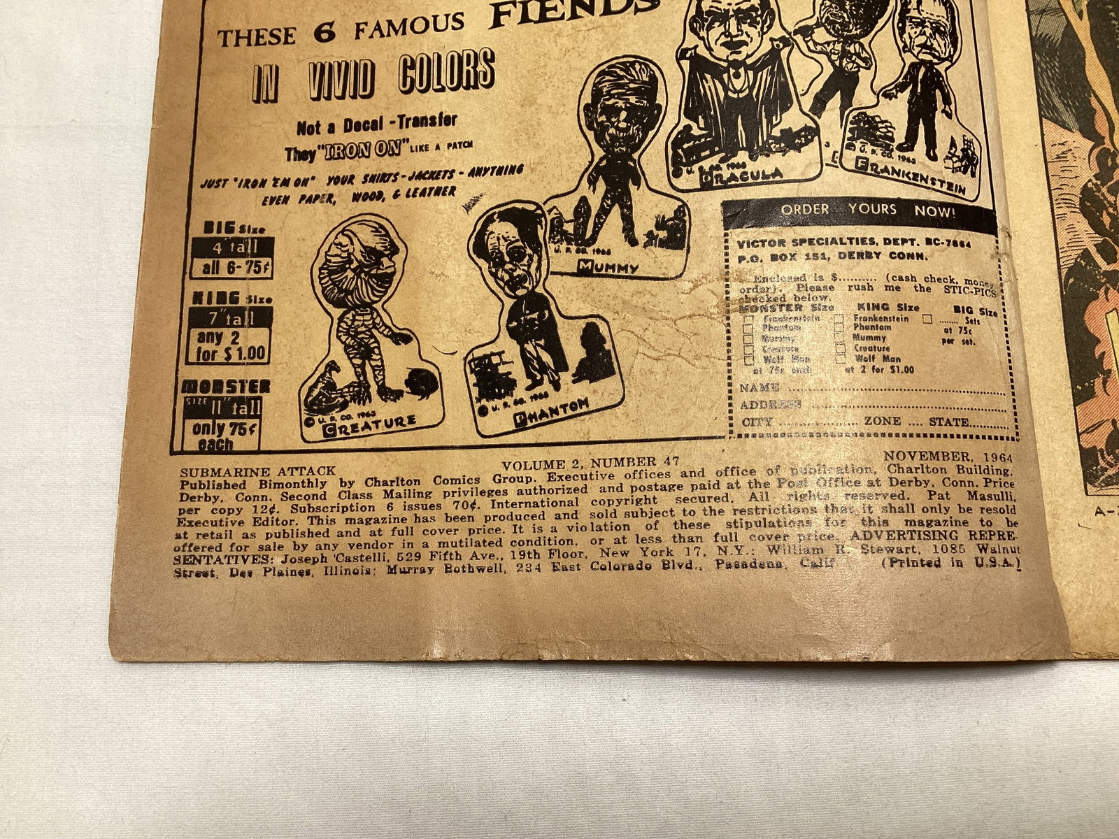 Submarine Attack 47 Charlton Comic Book - 7