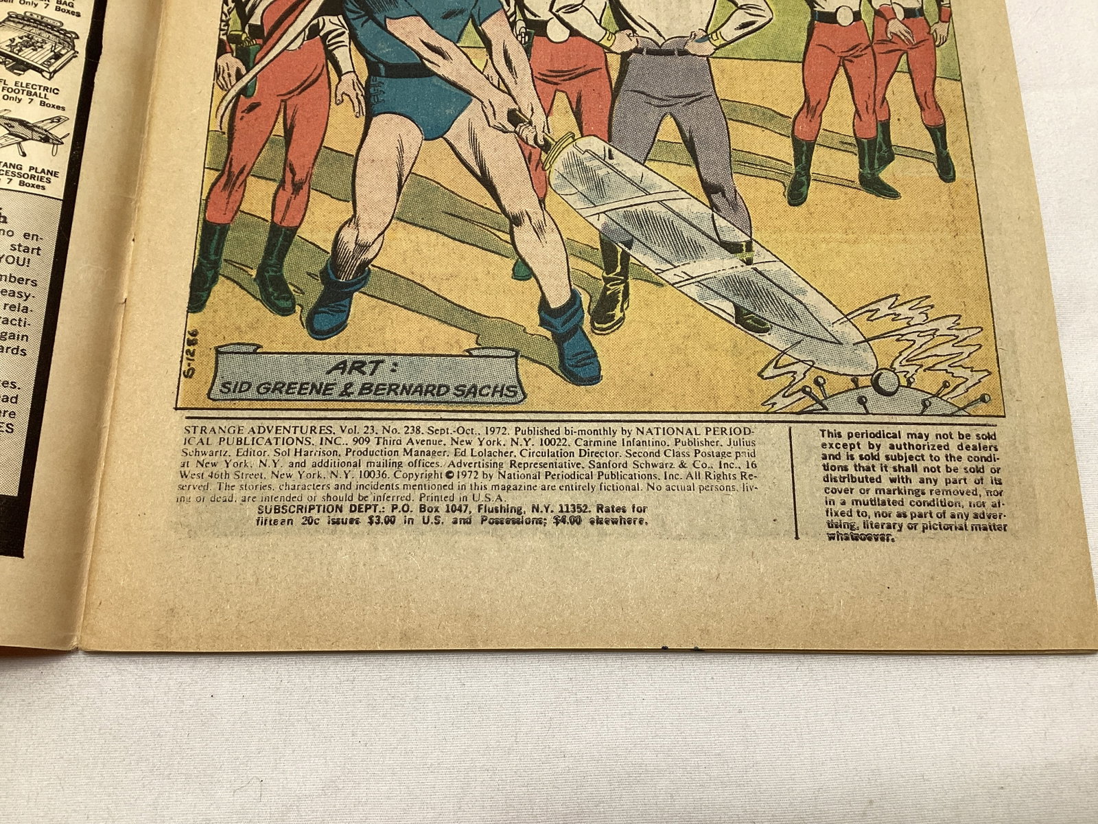 Strange Adventures 238 DC Comic Book - 7