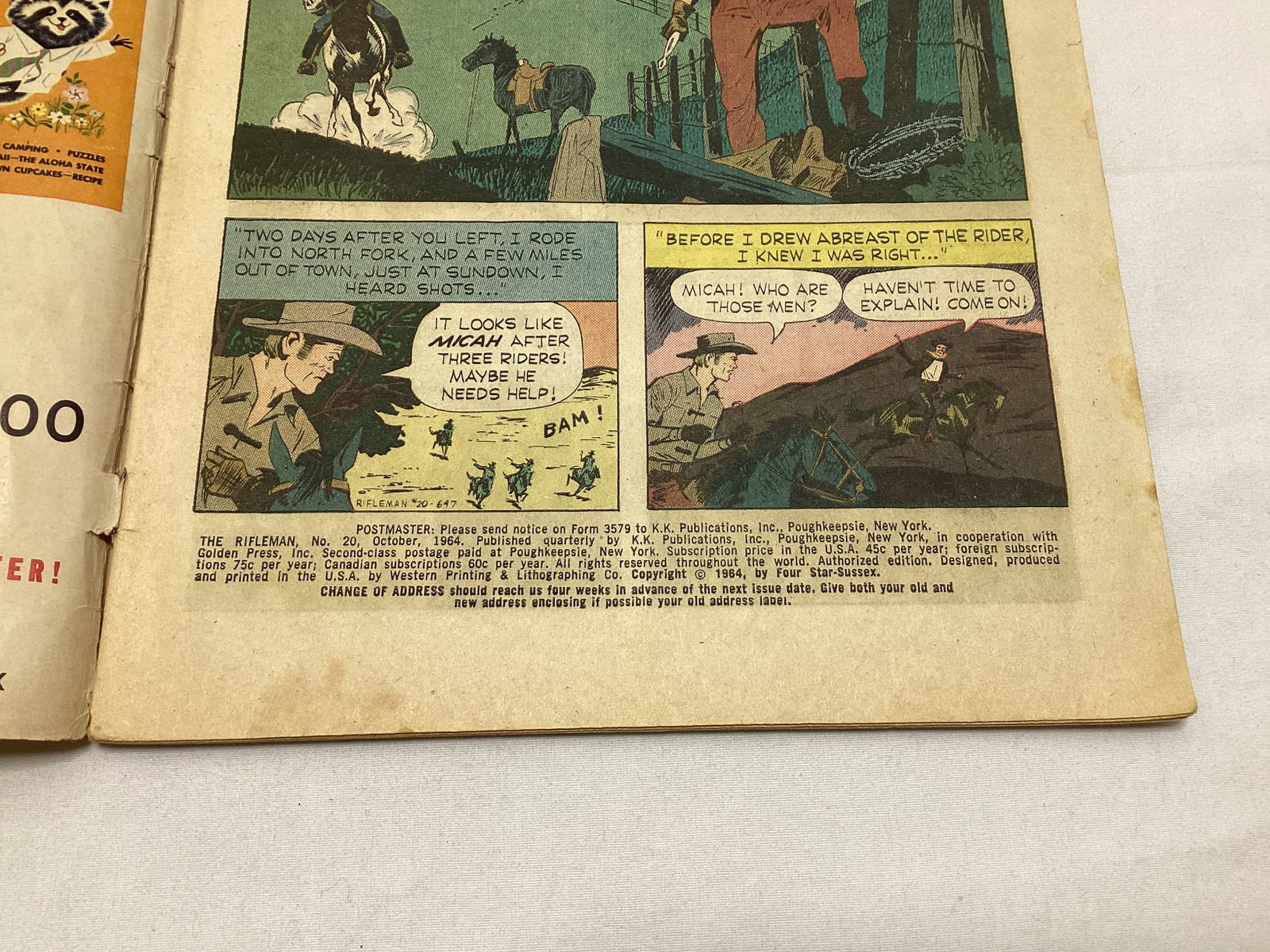 The Rifleman 20 Gold Key Comic Book - 7