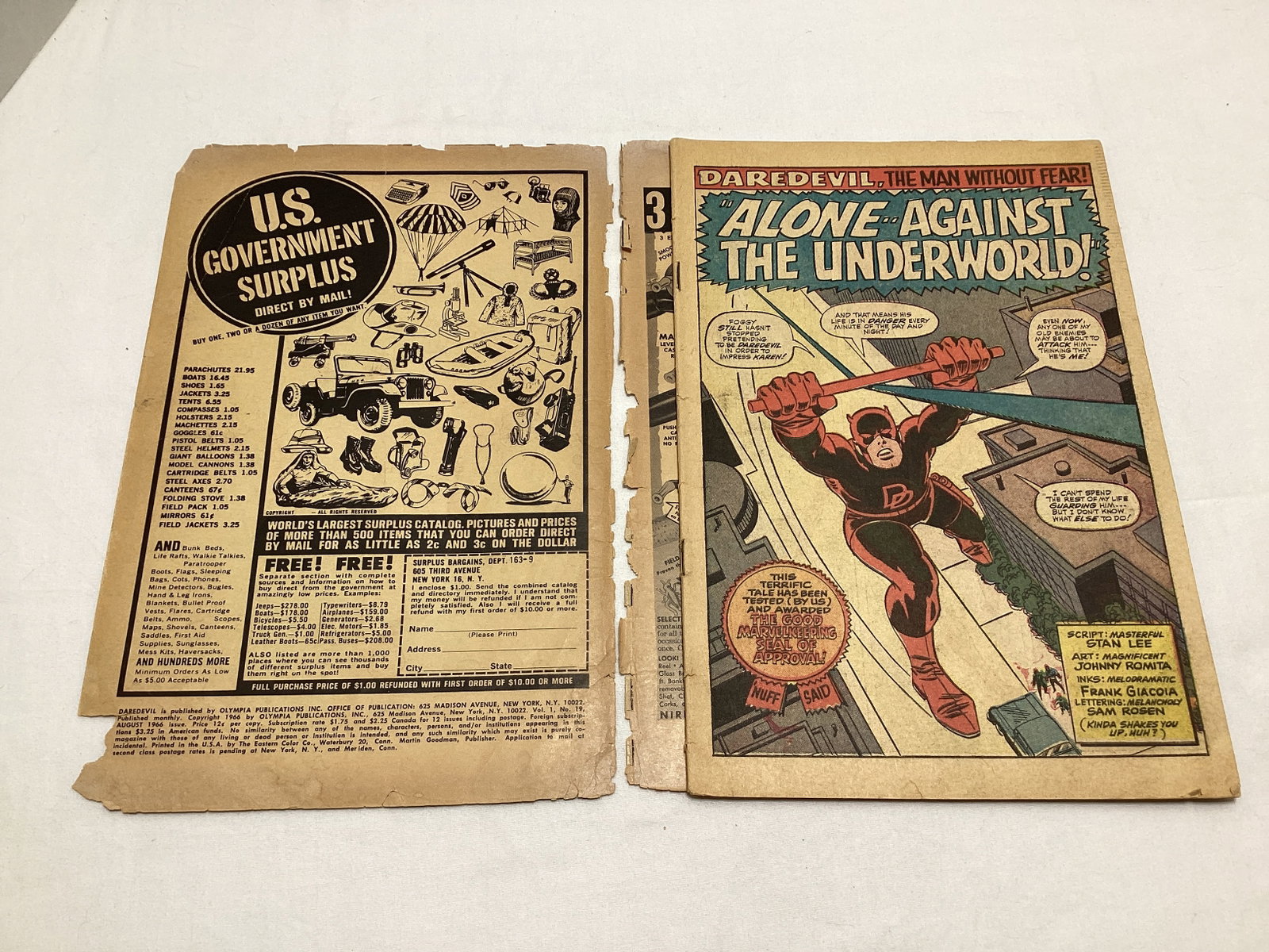 Daredevil 19 Marvel Comic Book - 6