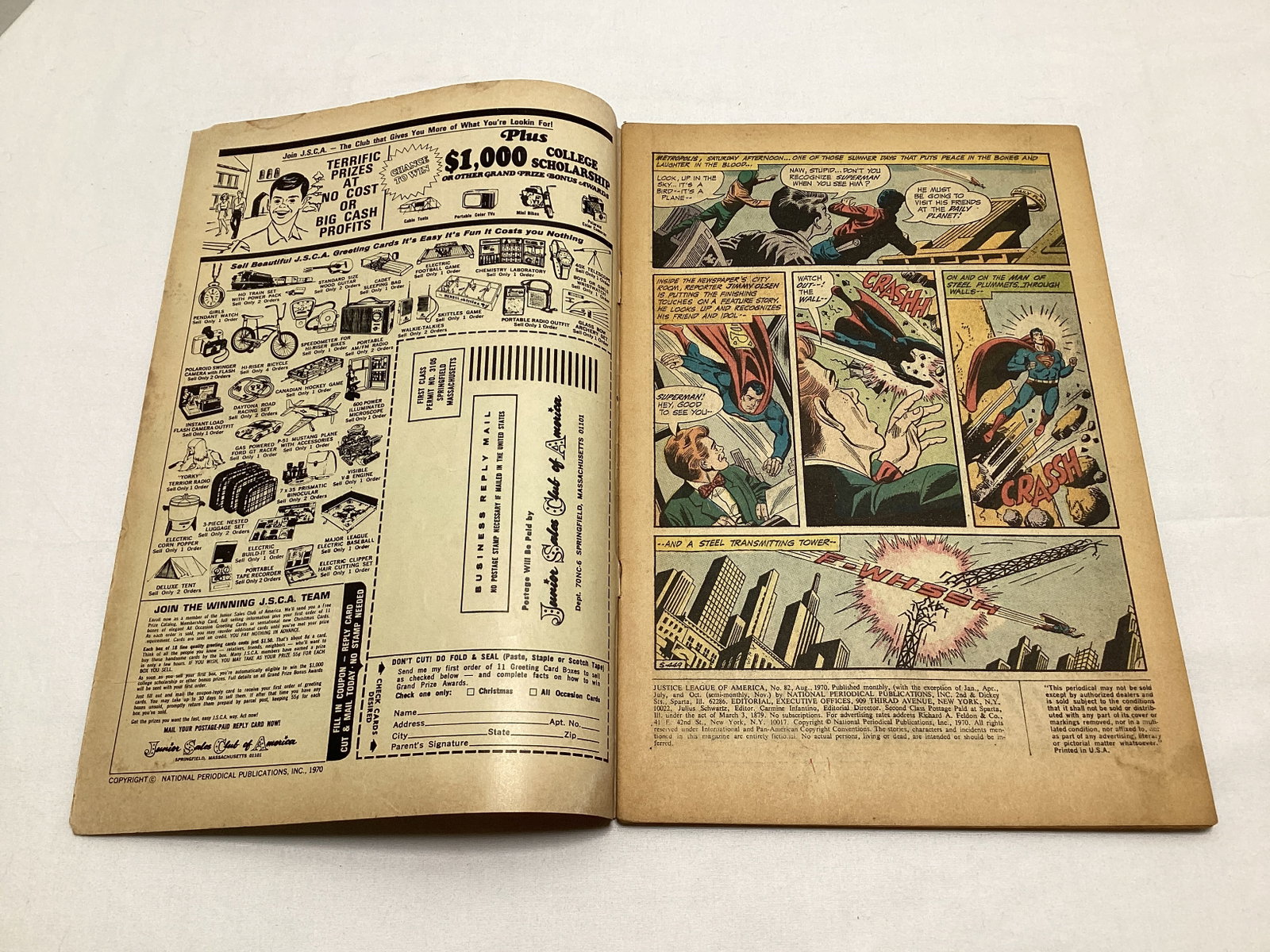 Justice League of America 82 DC Comic Book - 6