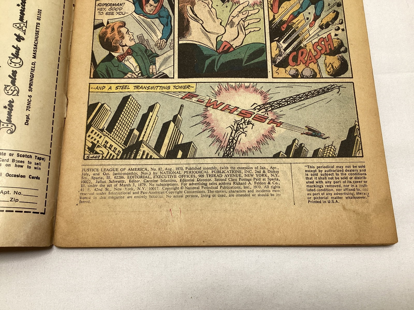 Justice League of America 82 DC Comic Book - 7