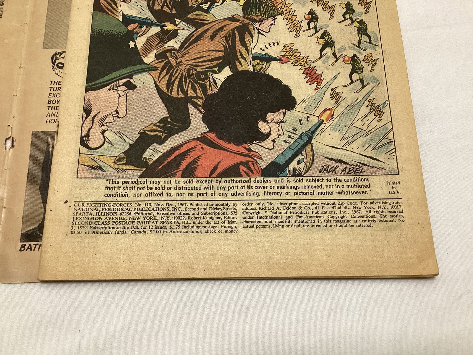 Our Fighting Forces 110 DC Comic Book - 7