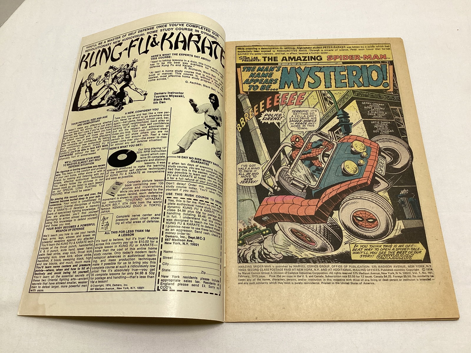 Amazing Spider-Man 141 Marvel Comic Book - 6