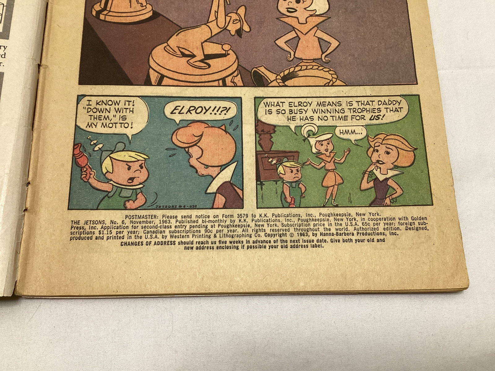 Jetsons 6 Gold Key Comic Book - 7