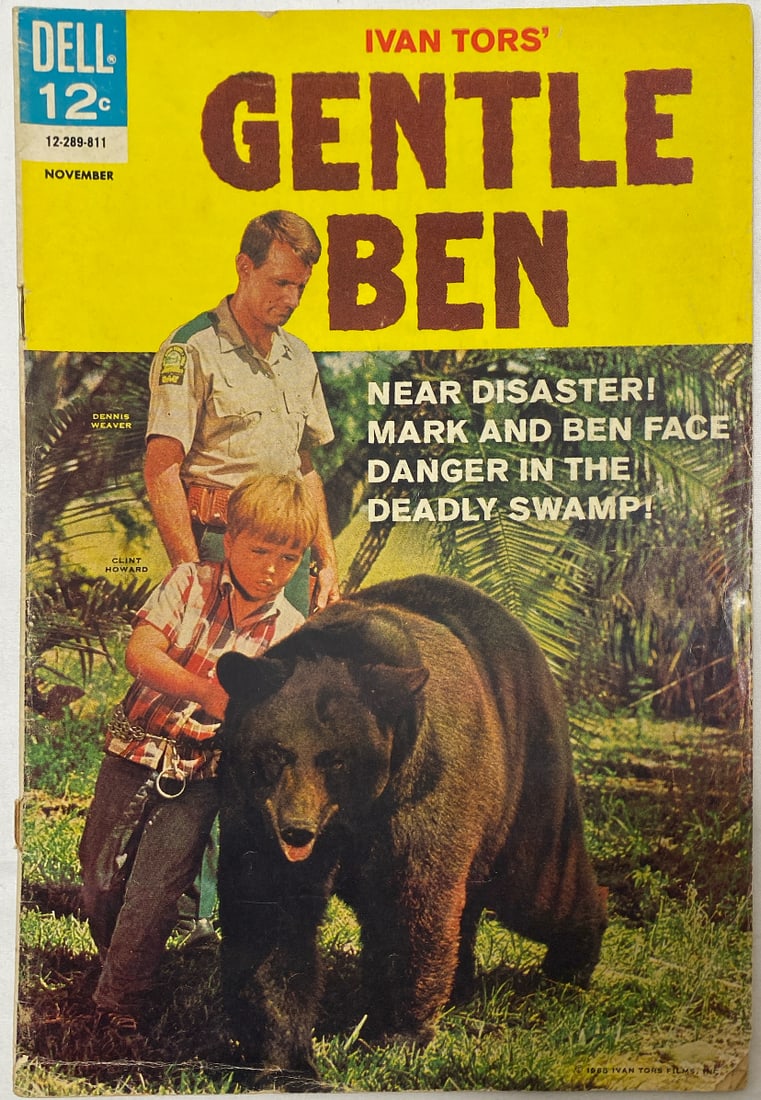 Gentle Ben 4 Dell Comic Book: 1968, please preview and see all photos for this lot