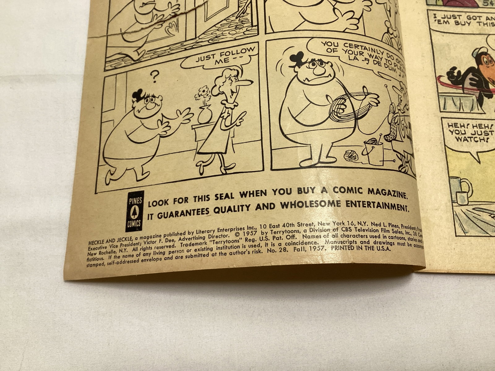 Heckle and Jeckle 28 Pines Comic Book - 7