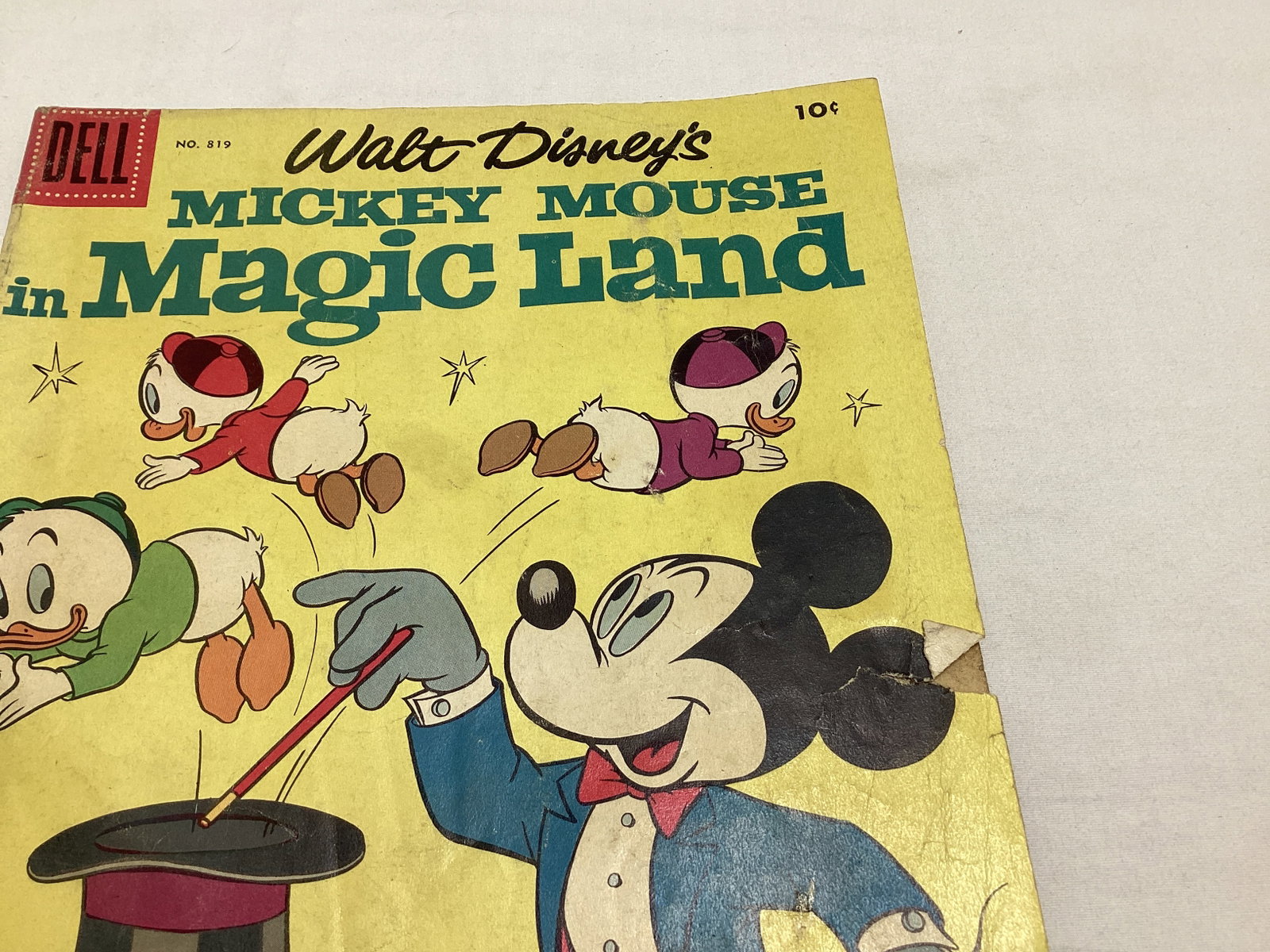 Four Color 819 Mickey Mouse in Magic Land Dell Comic Book - 3