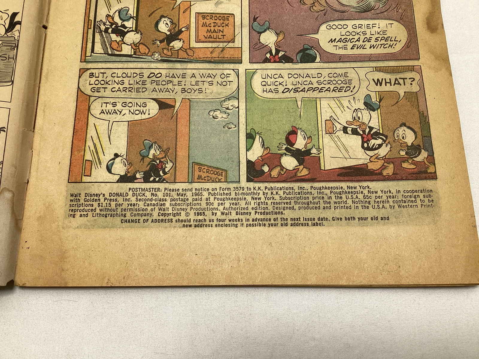 Walt Disney's Donald Duck 41 Gold Key Comic Book - 7