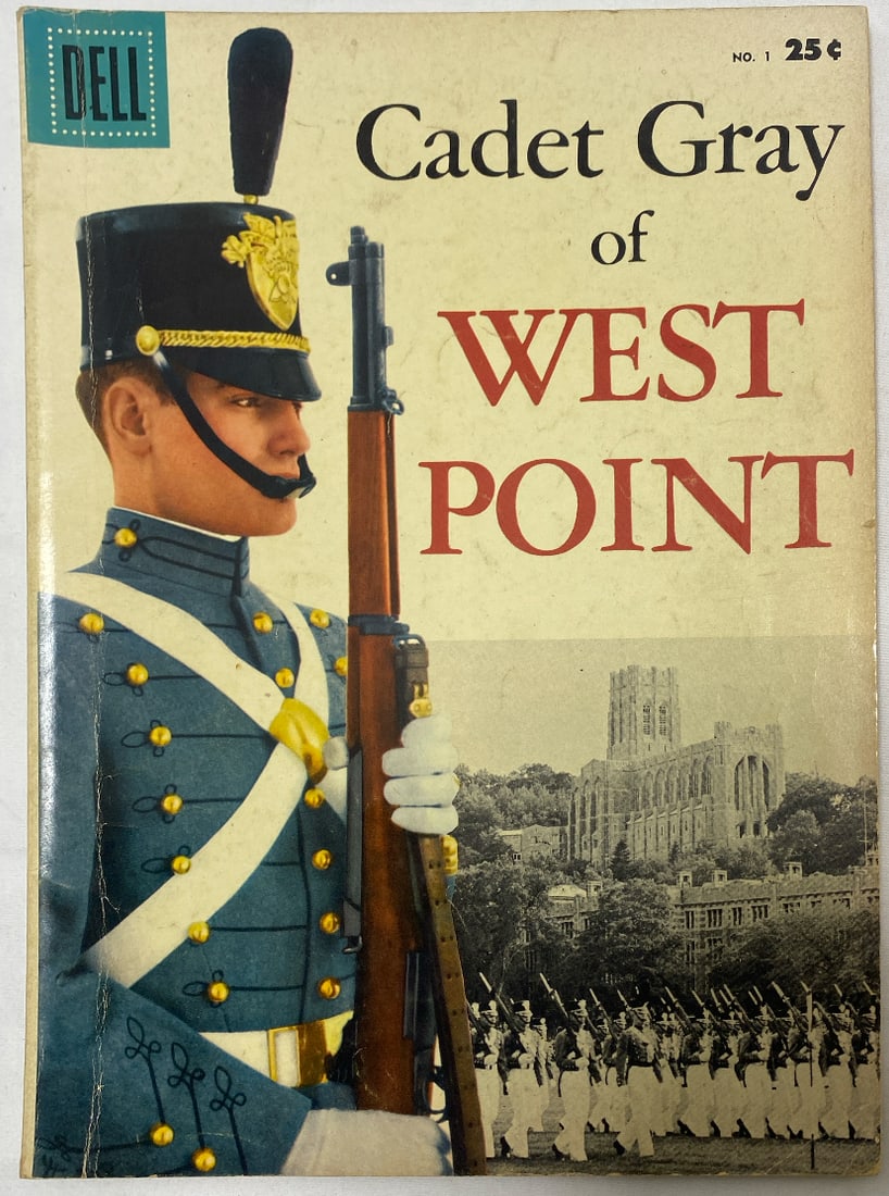 Cadet Gray of West Point 1 Dell Comic Book: 1958, please preview and see all photos for this lot
