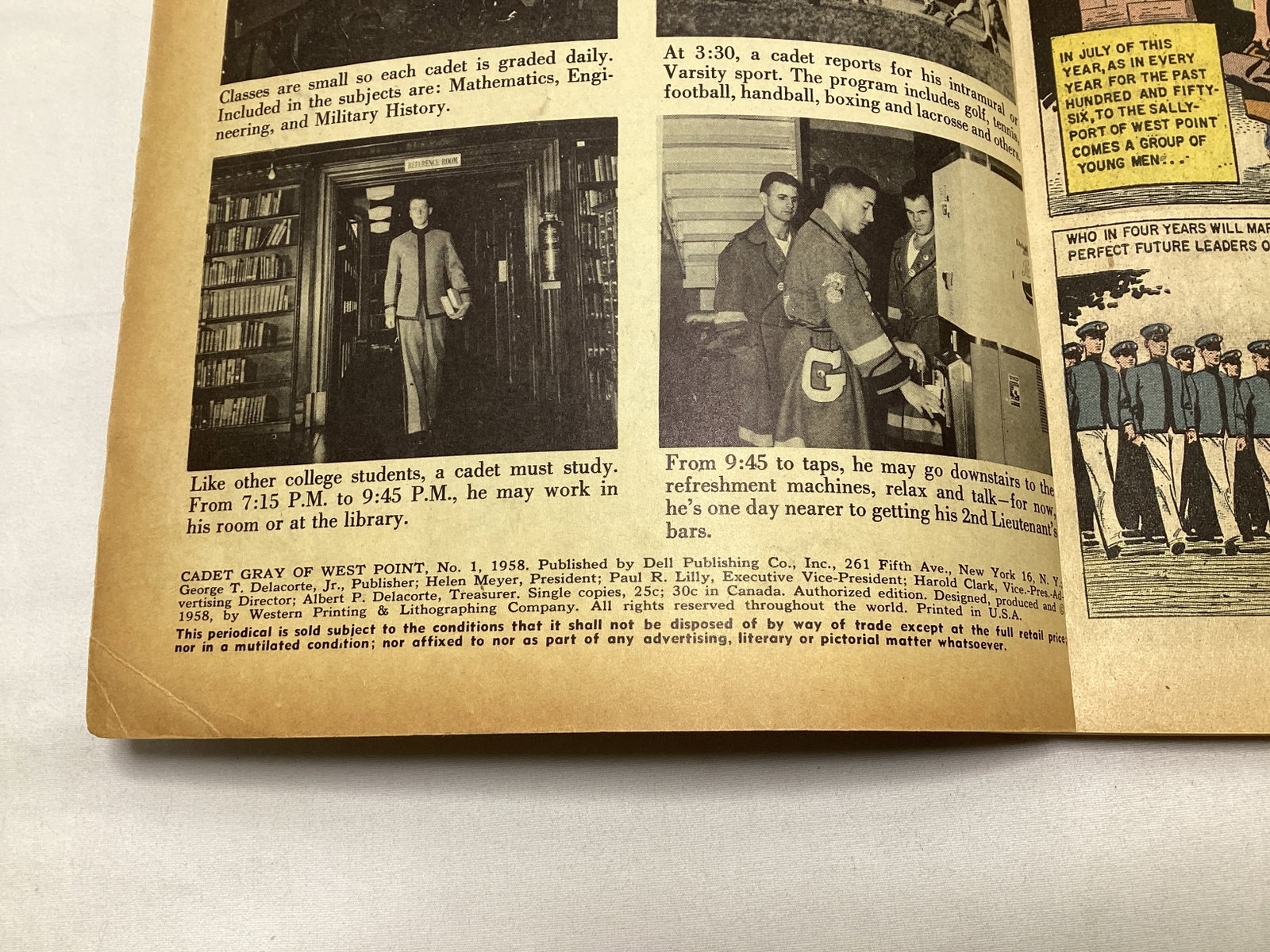 Cadet Gray of West Point 1 Dell Comic Book - 7
