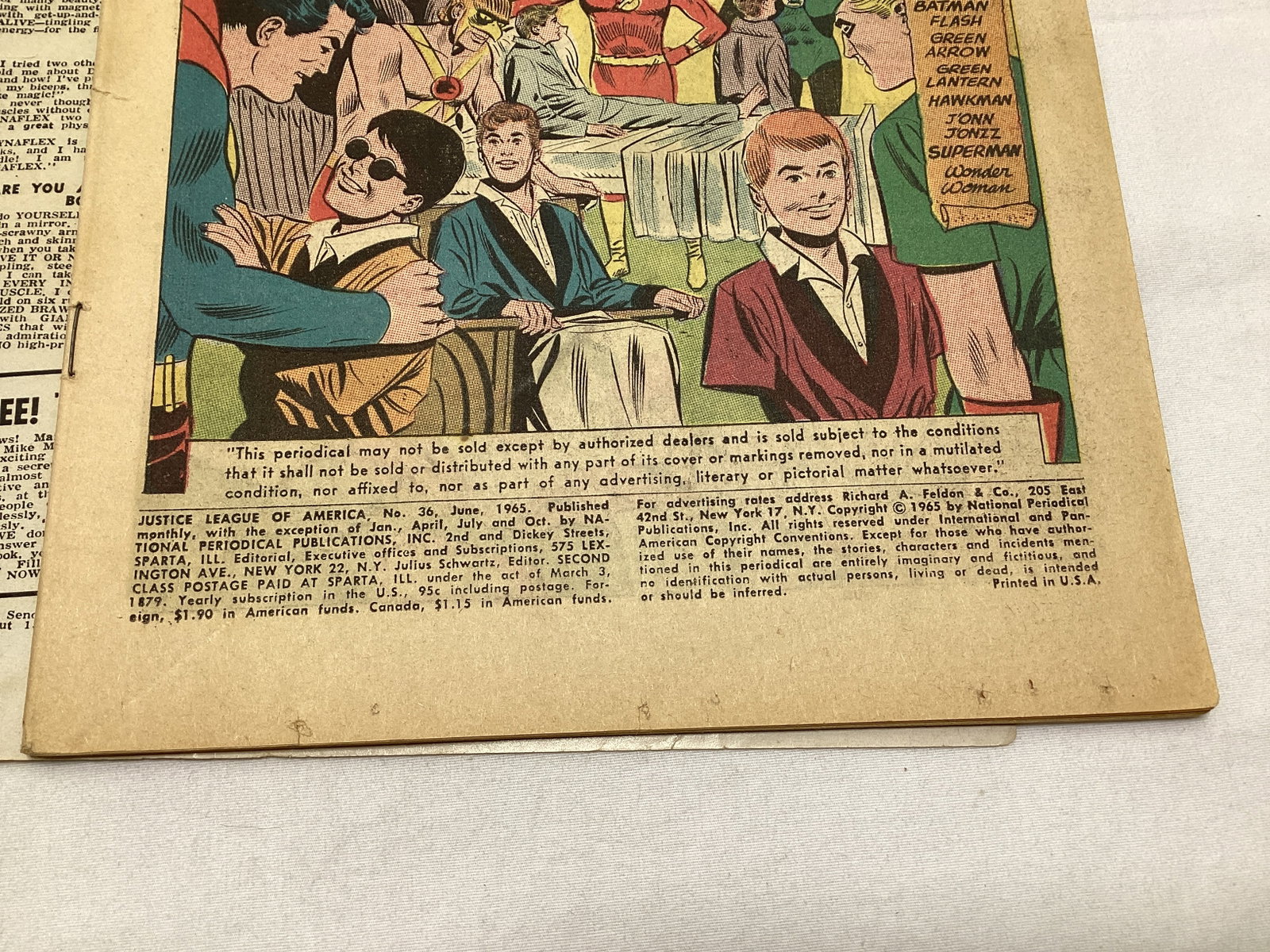 Justice League of America 36 DC Comic Book - 7